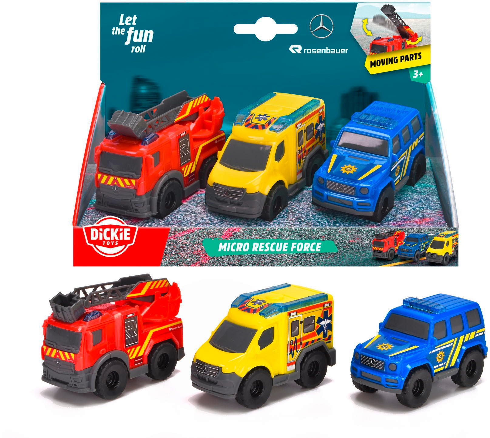 Dickie Toys Spielzeug-Feuerwehr Dickie Spielfahrzeug Polizei, günstig online kaufen