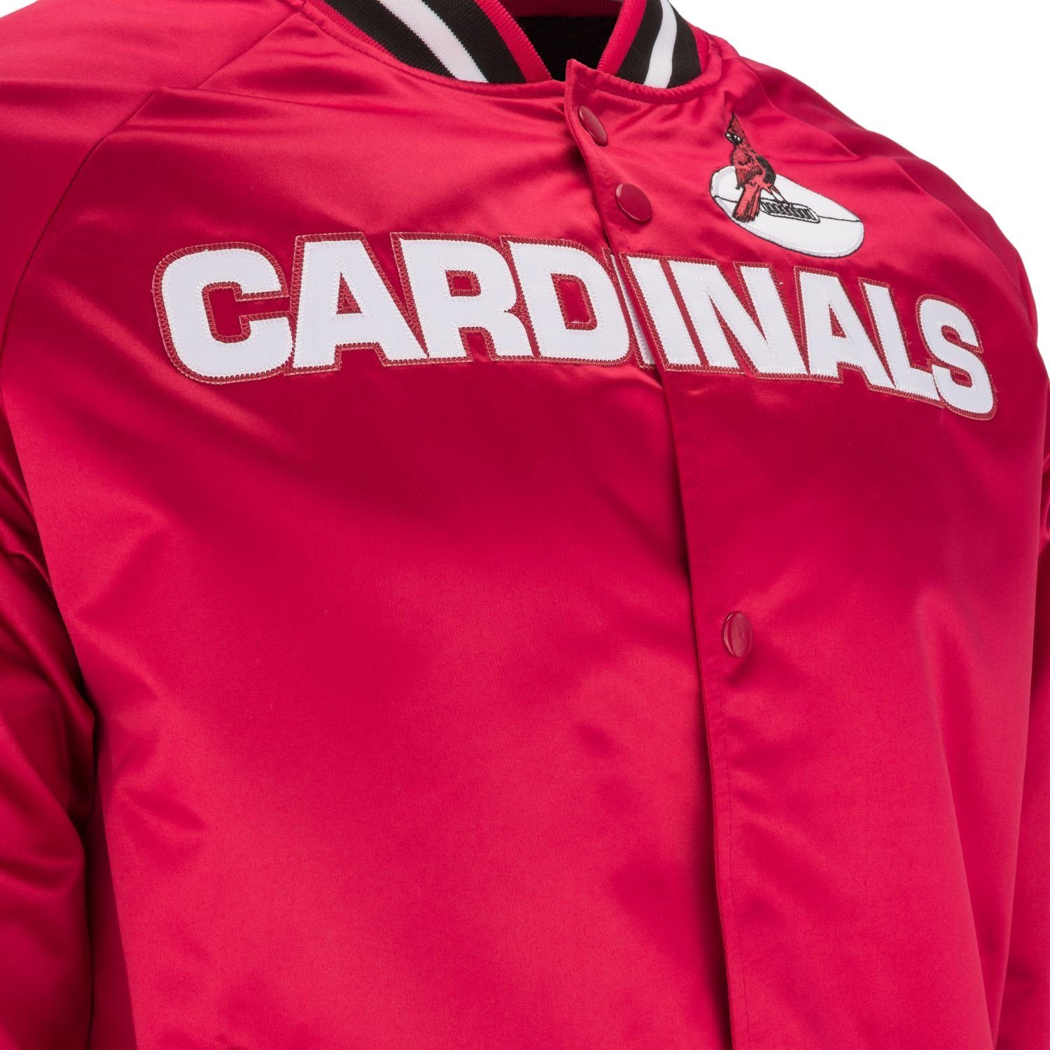 Mitchell & Arizona Varsity Ness Satin Windbreaker Cardinals