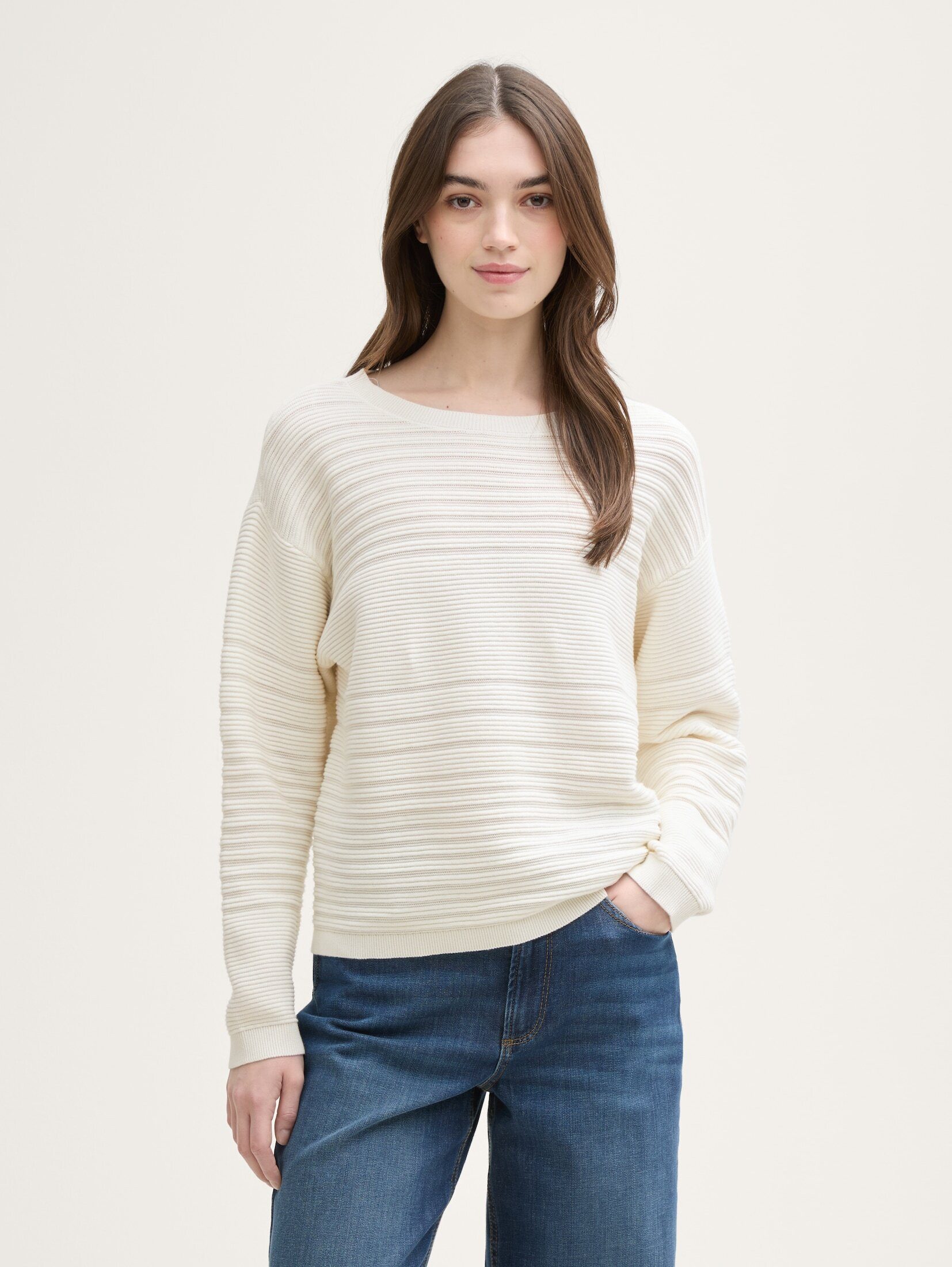 Strickpullover Strickpullover aus Baumwolle