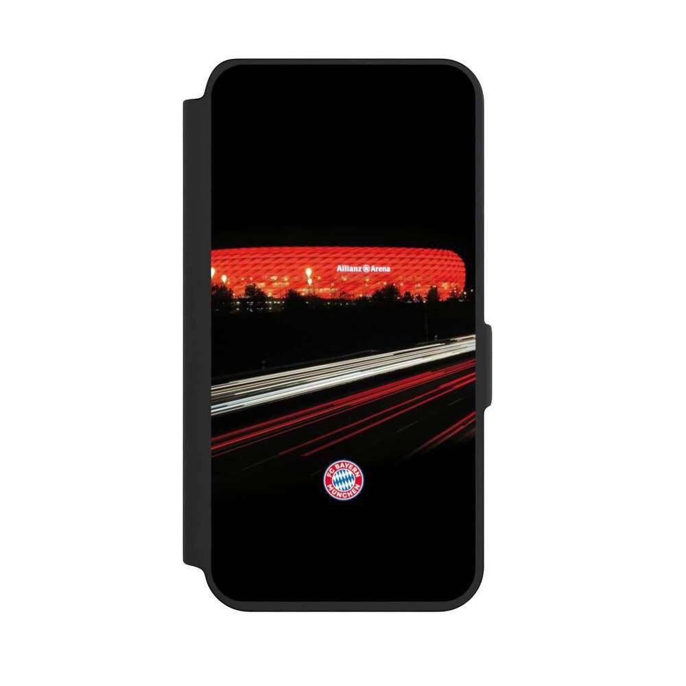 NIVOCASE Handyhülle FC Bayern München FCB Stadion FC Bayern München Allianz Arena, Samsung Galaxy S24 Klapphülle Handyhülle aus Kunst Leder