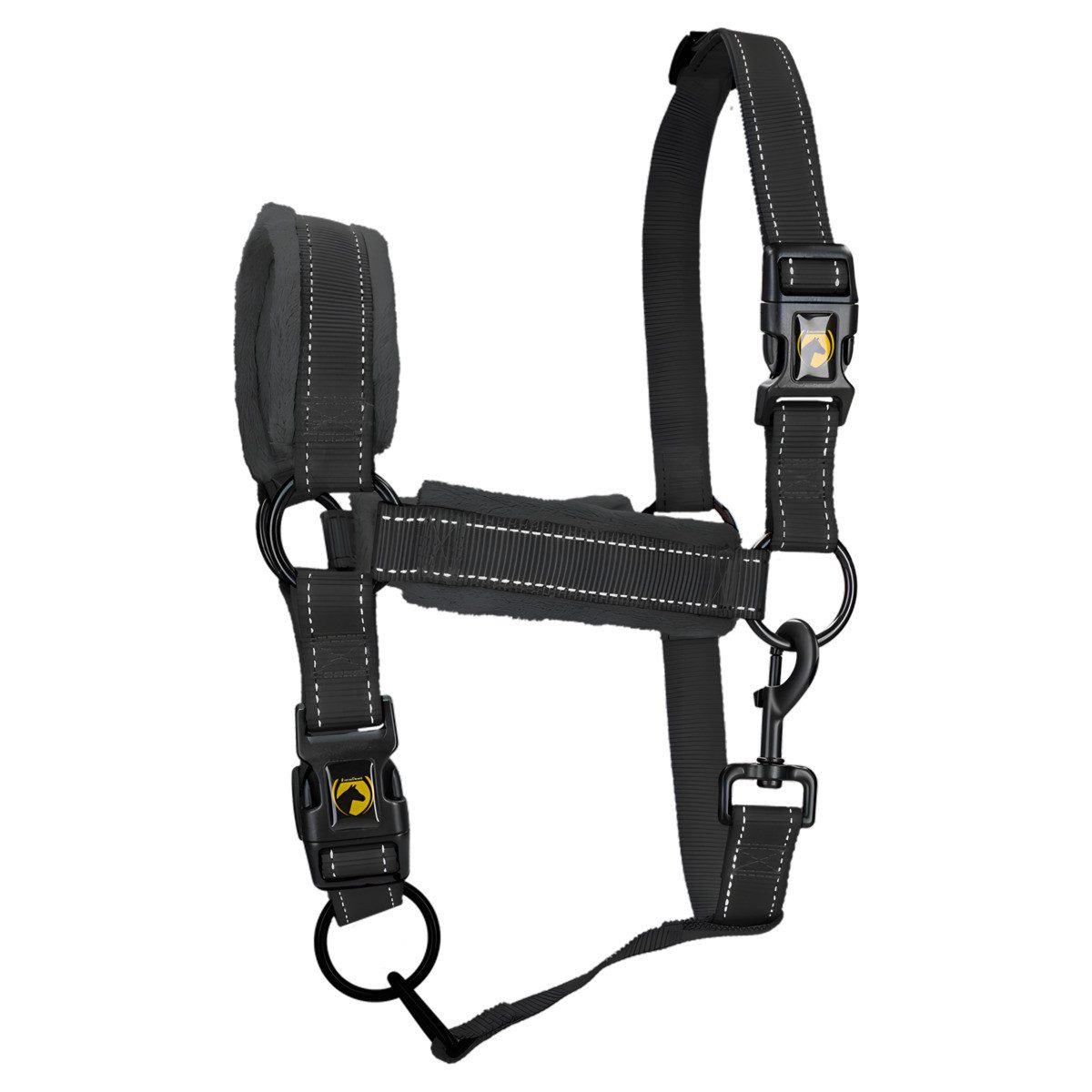 Holland Animal Care Pferdestirnriemen Excellent Horse Superior Halfter schwarz