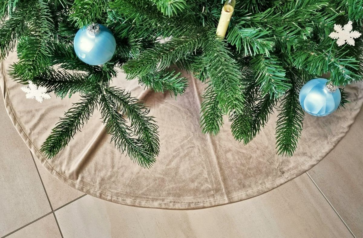 JACK Weihnachtsbaumdecke Kuschlige Christbaumdecke Rund Ø 120cm Weihnachtsb günstig online kaufen