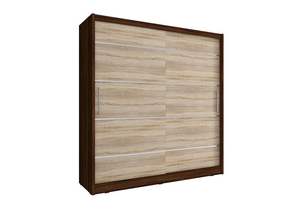 JVmoebel Kleiderschrank Mehrzweck Regale Schrank Regal Aufbewahrungs Kleiderschrank 180cm Beige/Braun