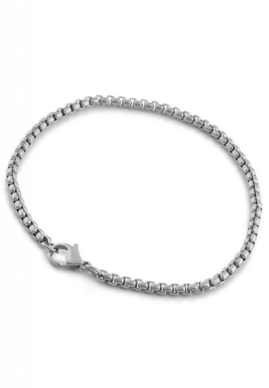 Akitsune Armband Bacas Kettenglieder Armband Silber 17cm günstig online kaufen