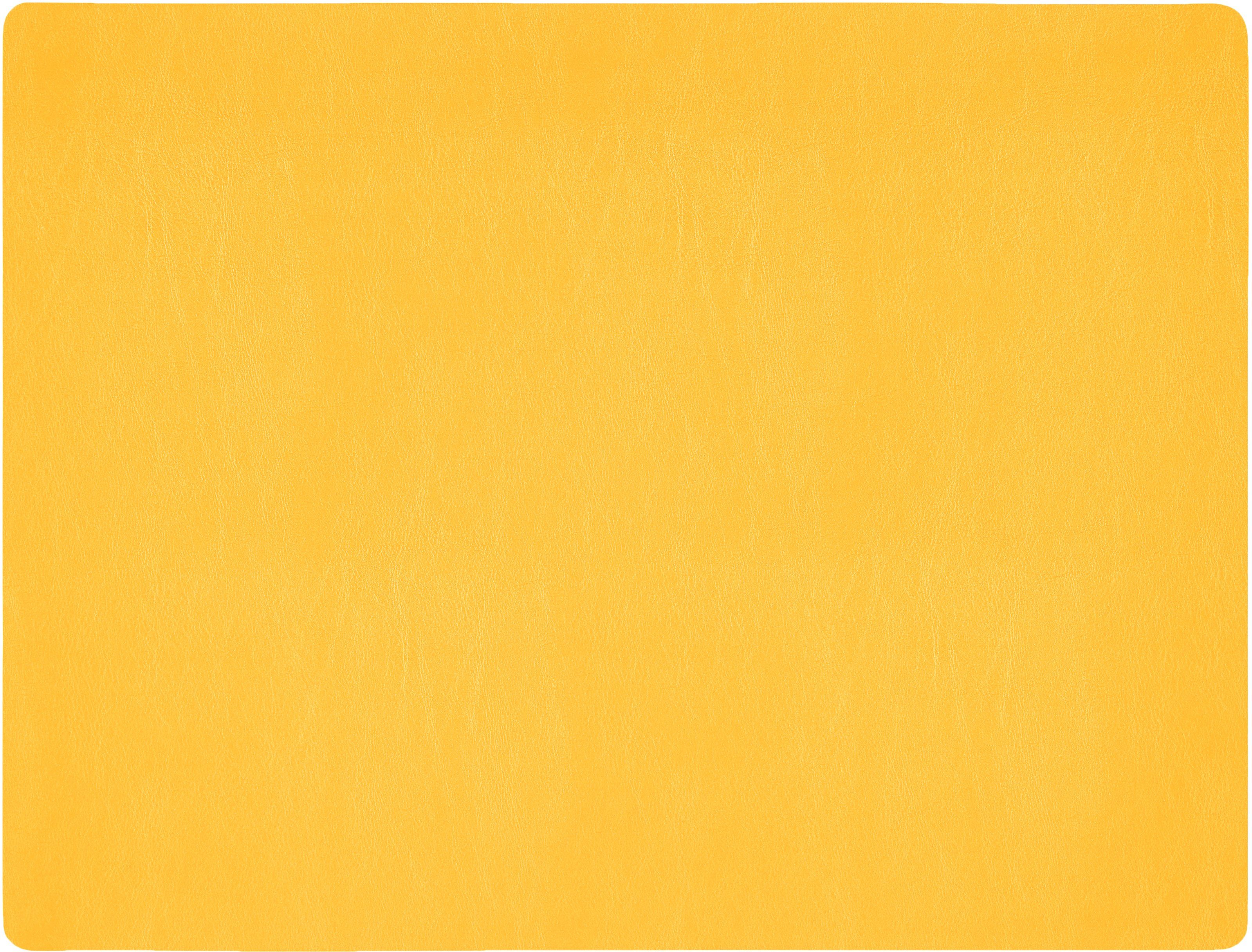 Platzset, Kaja, stuco, (Set, 2-St) gelb