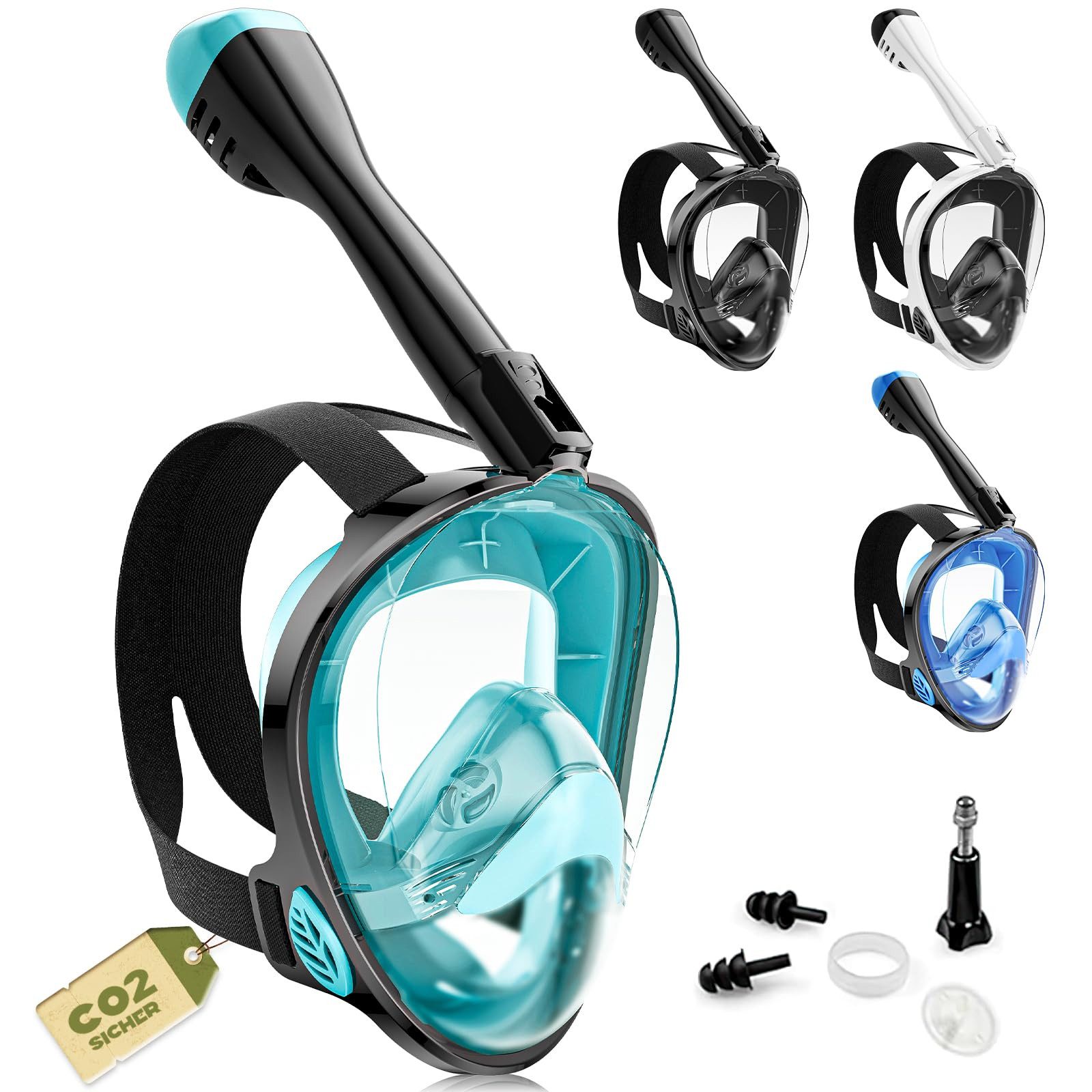 Kinder-Schwimmbrille Mit Anti-Beschlag & 180° Panorama-Sicht – Perfekt Für Schnorcheln Und Schwimmen