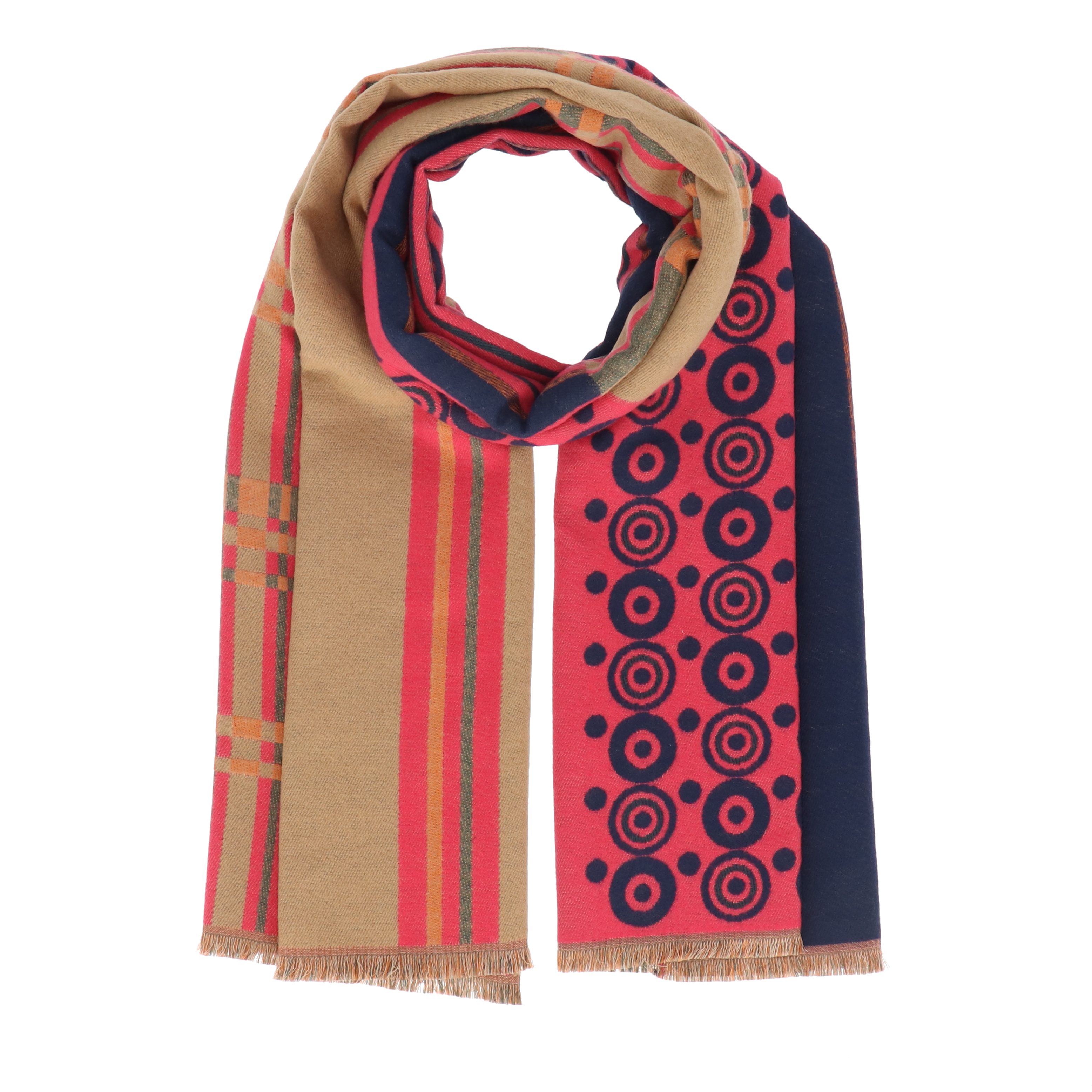 halsüberkopf Accessoires Modeschal Mustermix, Douleface Jacquardschal günstig online kaufen