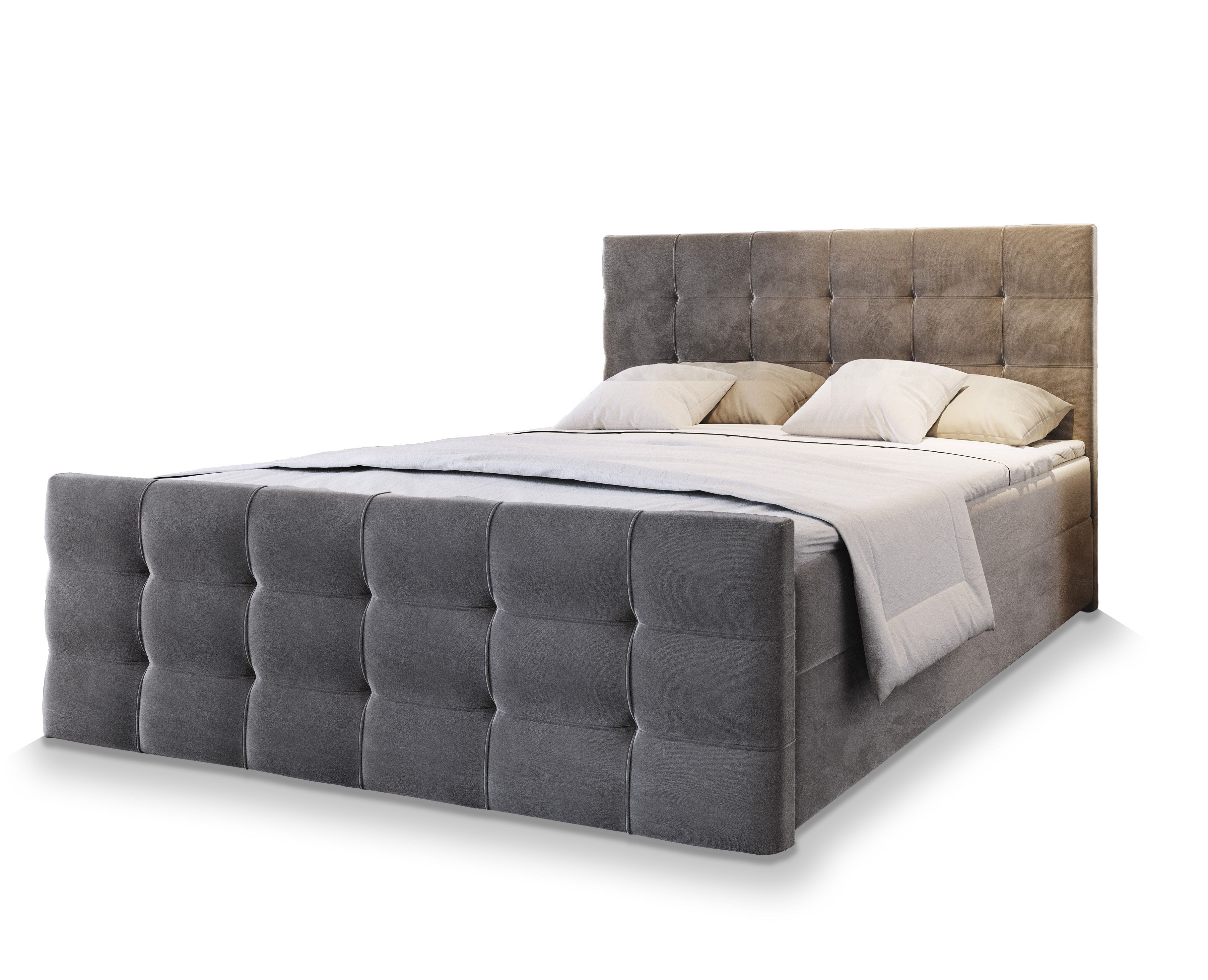 Masseno Boxbett AMON 160x200 cm mit Bonell Matratze und Topper günstig online kaufen