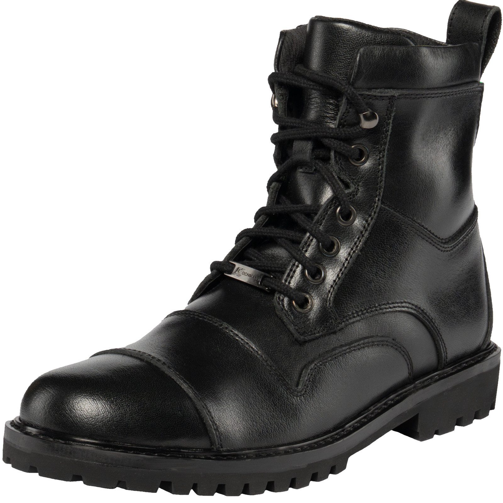 Kochmann Boots Kochmann Palermo Motorradstiefel Schwarz 43 Motorradstiefel (Packung, Antistatische und Öl- und Benzinfeste Sohle) motorradstiefel für herren