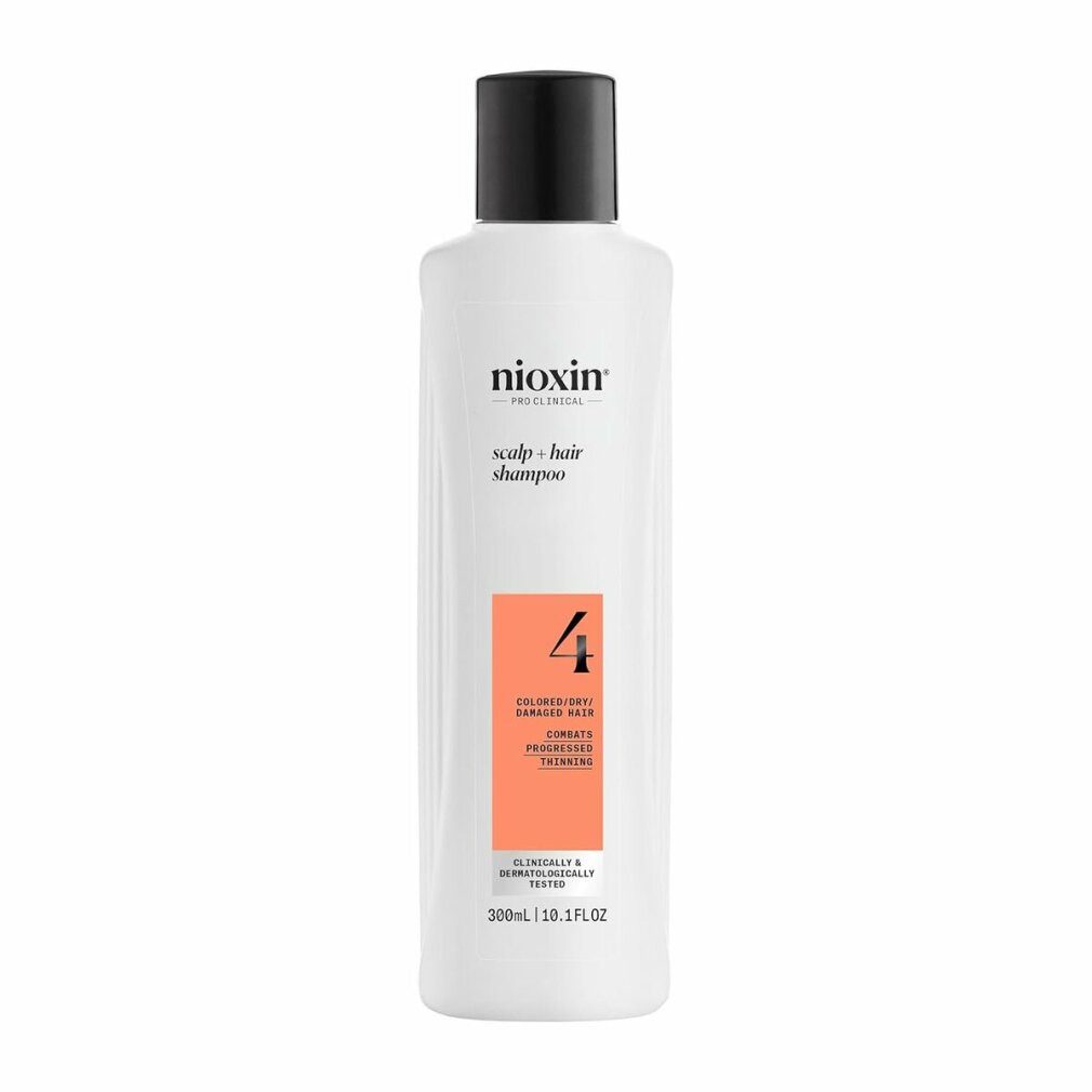 Nioxin Haarshampoo SYSTEM 4 - Shampoo - Gefärbtes und geschädigtes Haar 300ml
