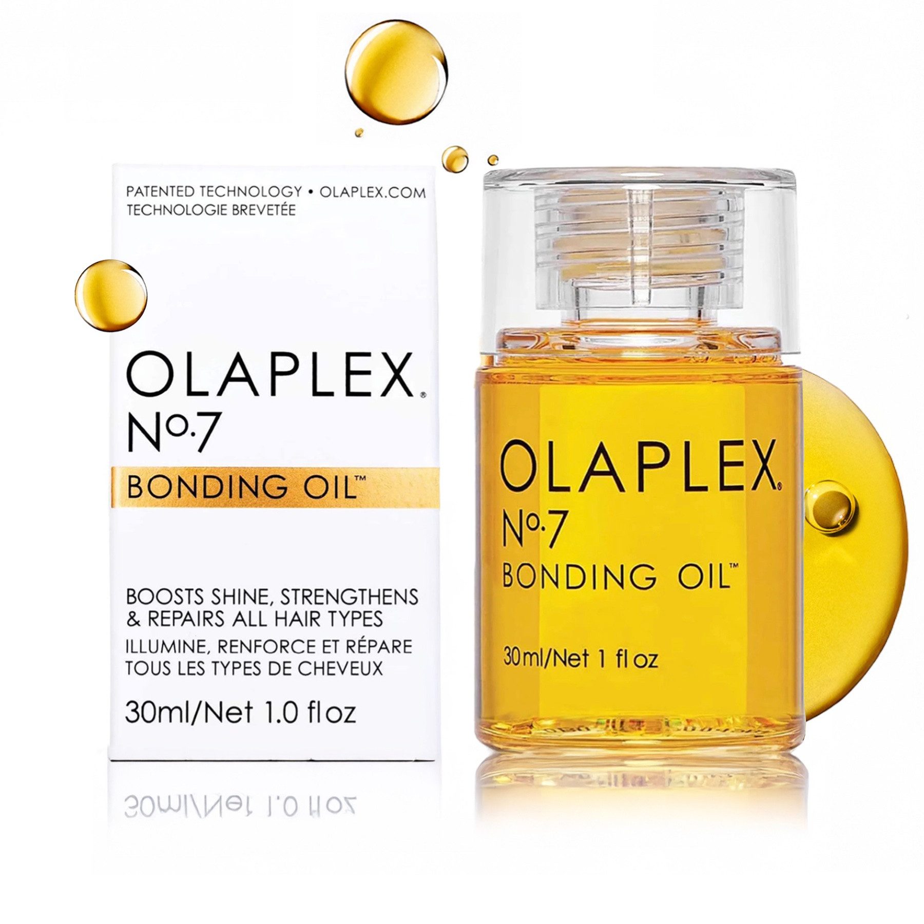 Olaplex Haaröl Bonding Oil Olaplex Nr 7 Hitzeschutz Konzentriertes Hochglanzöl, 1-tlg., Haaröl, Haarpflege, Olaplex, Stylingöl