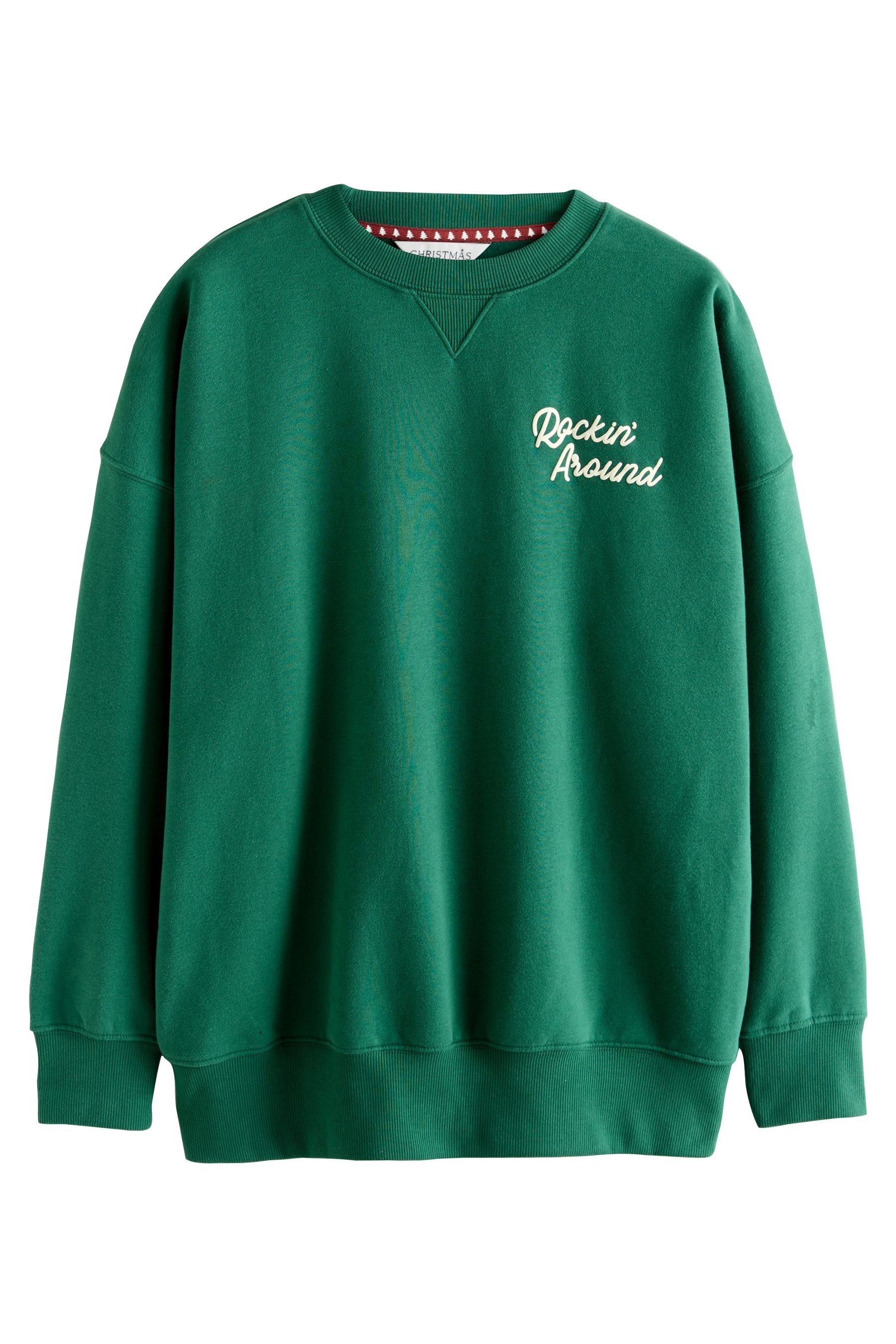 Next Sweater Langarm-Sweatshirt mit Rundhals, Weihnachtsbaum (1-tlg) günstig online kaufen