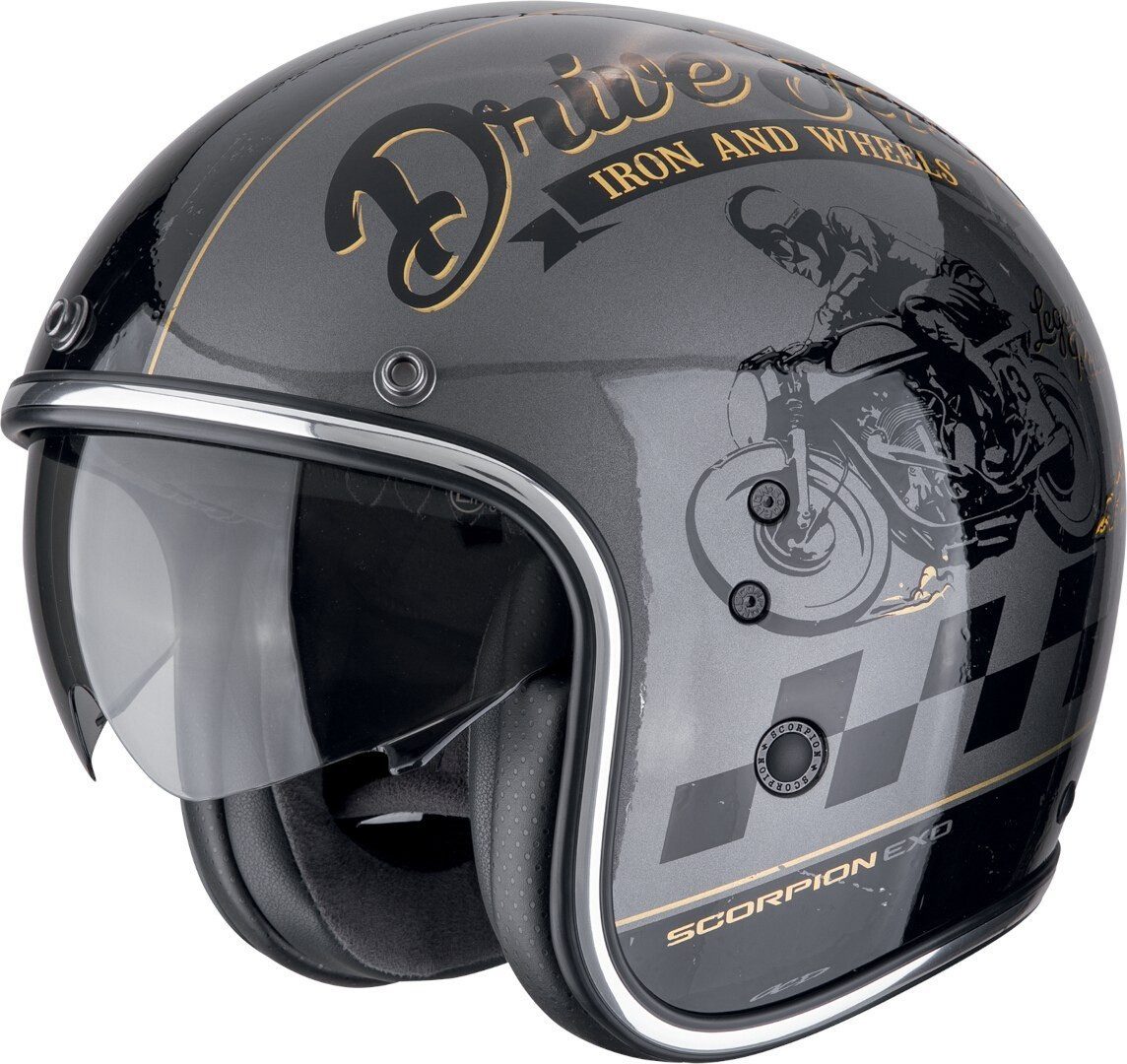 Motorradhelm Belfast Evo Drive Fast Jethelm