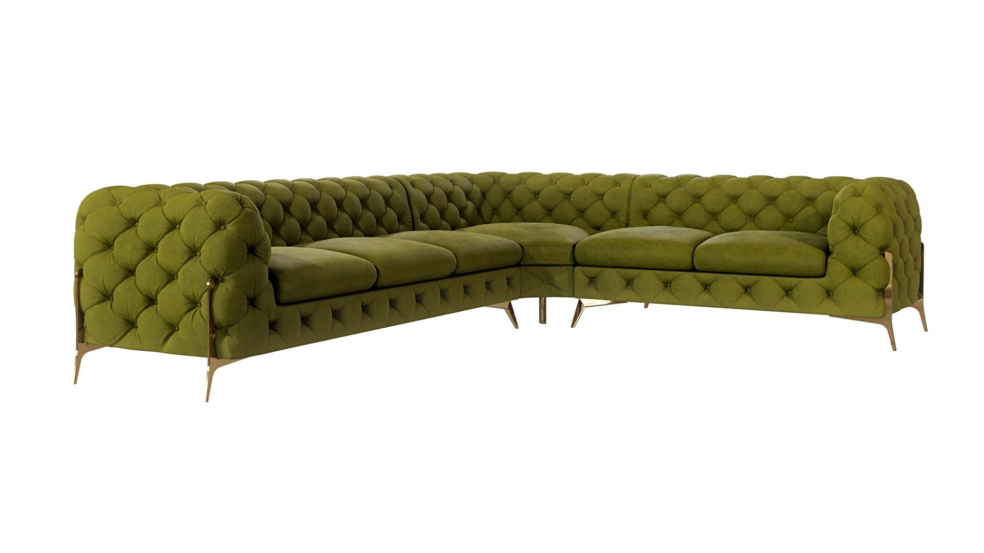 S-Style Möbel Ecksofa Ashley, Chesterfield mit günstig online kaufen