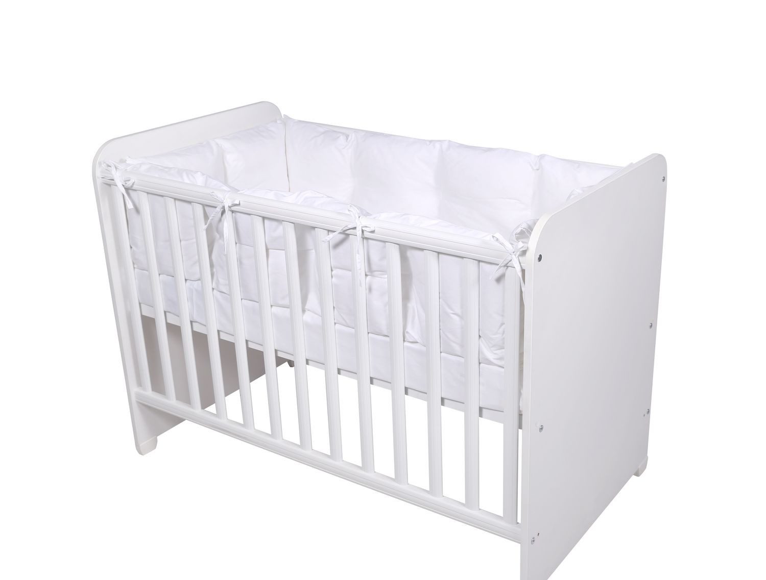 LORELLI Bettnestchen 2083007 120 x 60 cm 4-teilig, (4-tlg), Bettumrandung, Gitterbett, Schlaufenbefestigung, Zugluftschutz