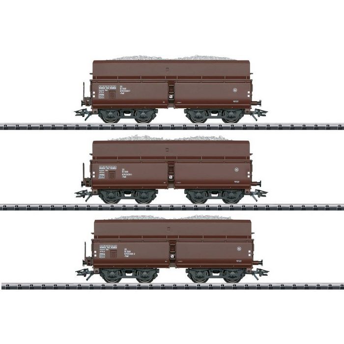 TRIX H0 Güterwagen Selbstentladewagen 3er-Set Bauart Fad der ÖBB