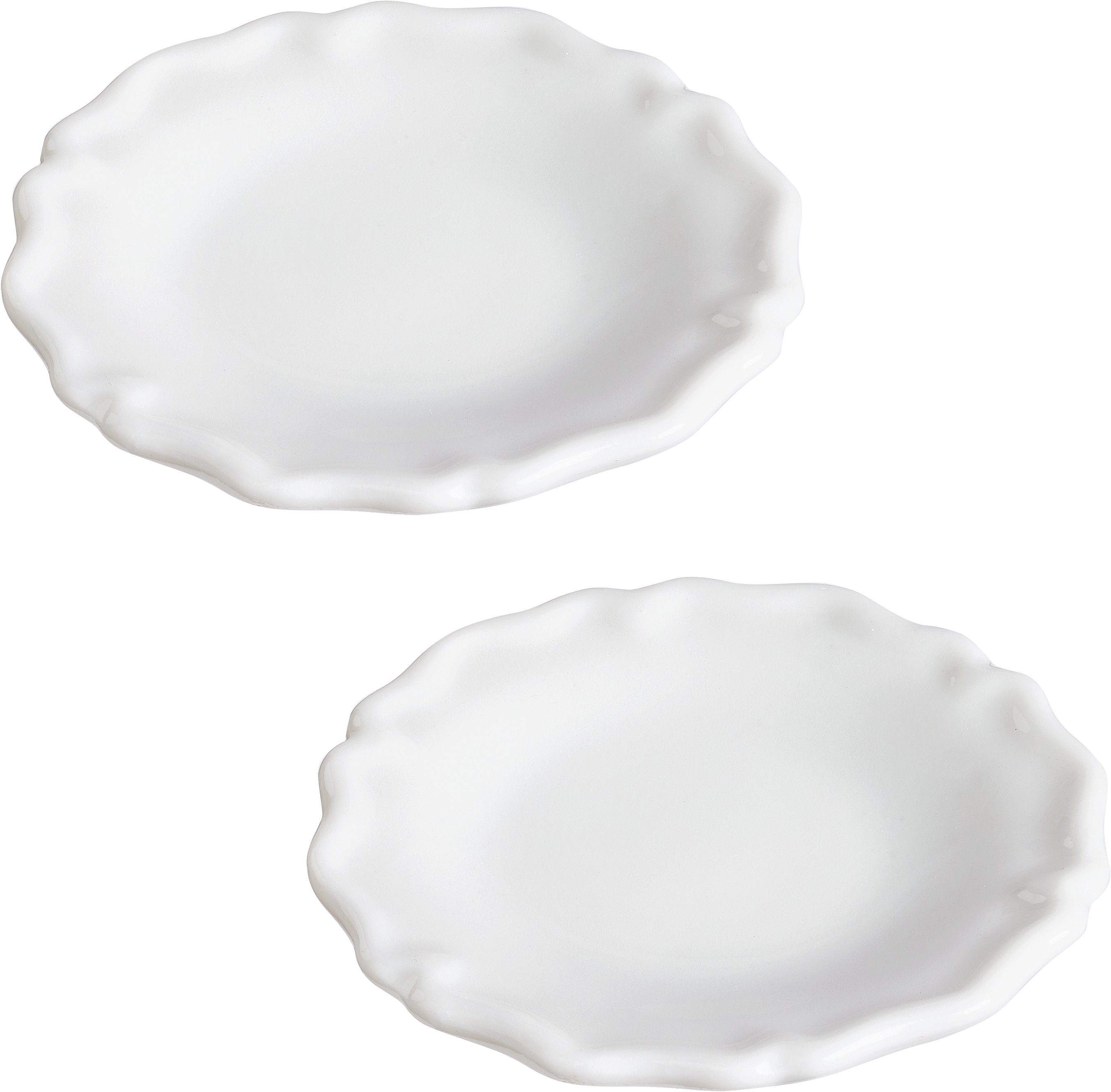 HobbyFun Dekofigur Teller (2 St), Ø ca. 3 cm 2 Stück