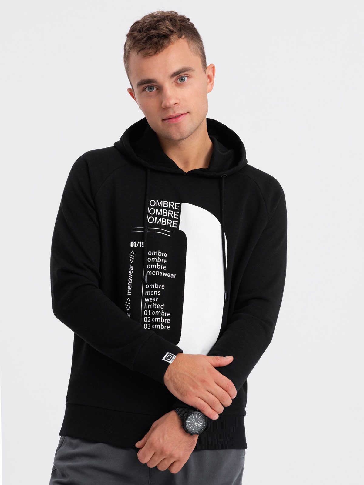 Kapuzensweatshirt Bedrucktes Herren Sweatshirt HOODIE mit Kapuze