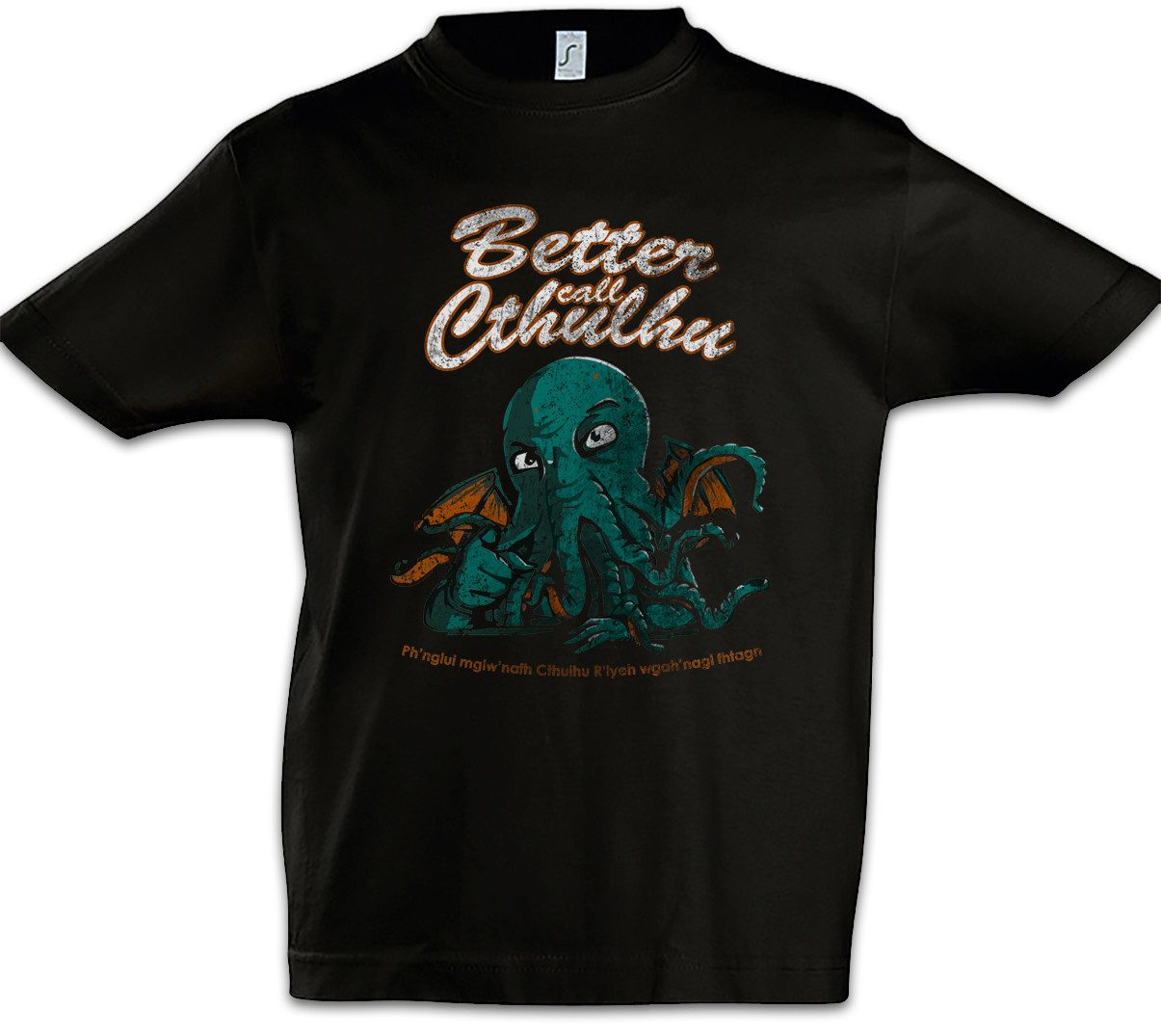 Print-Shirt Better Call Cthulhu Kinder T-Shirt Arkham H. P. Lovecraft Miskatonic