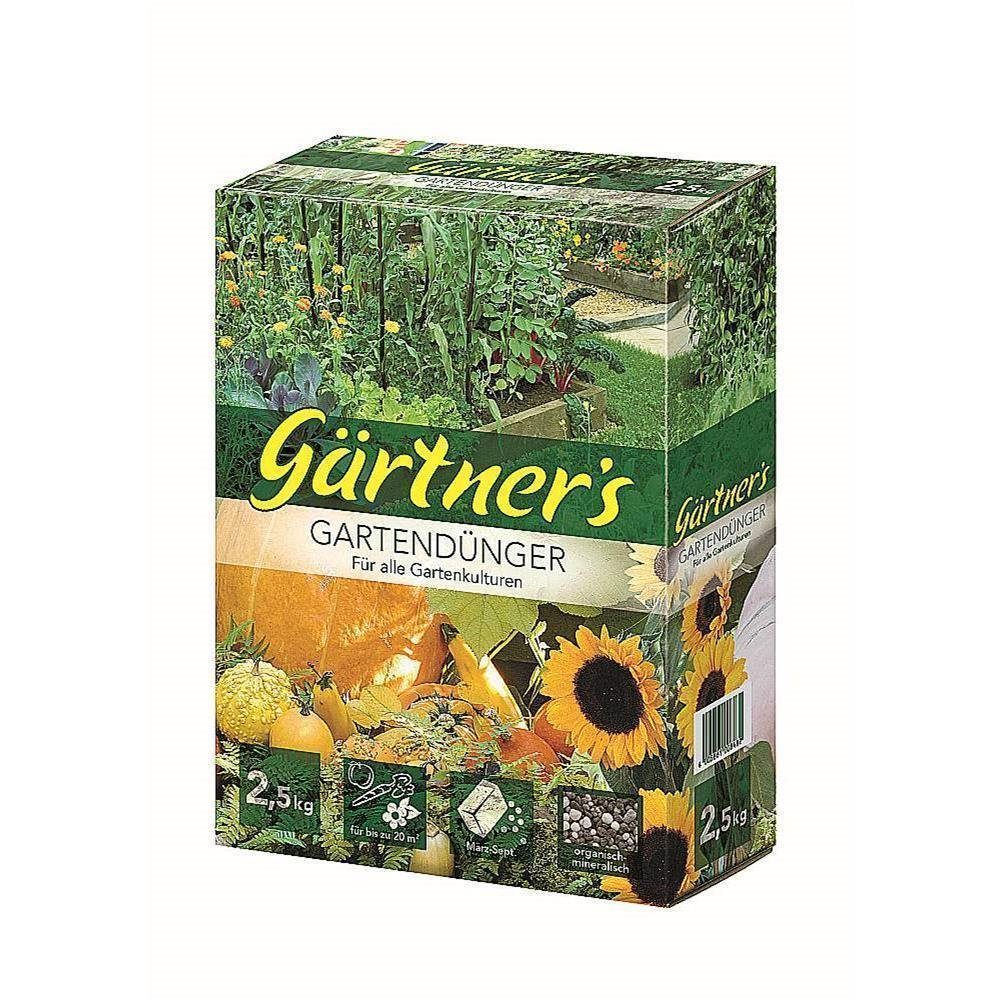 Gärtner's Gartendünger für alle Gartenkulturen 2,5 kg Universaldünger