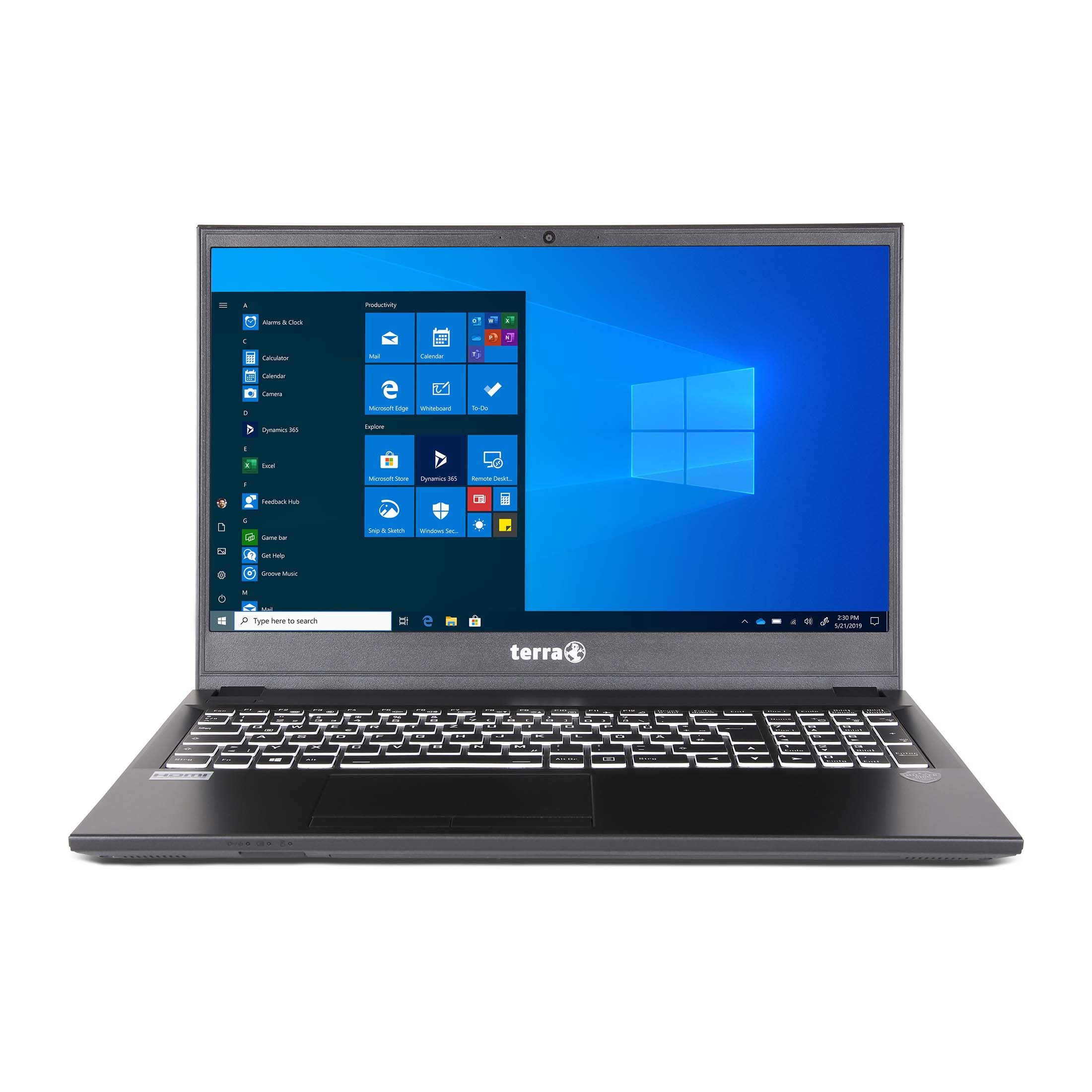 TERRA MOBILE 1516R - 15,6" FHD - Intel Core i3 1315U - Notebook (39,6 cm/15.6 Zoll, Intel Core i3 1315U, UHD Graphics, 500 GB SSD, Notebooktasche)