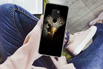 MuchoWow Handyhülle Vogel - Adler - Raubvögel - Auge - Schnabel - Licht, Handyhülle Huawei P40 Lite, Handy Case, Silikon, Bumper Case