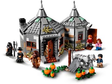 LEGO® Konstruktionsspielsteine LEGO® Harry Potter™ - Hagrids Hütte: Seidenschnabe, (Set, 496 St)