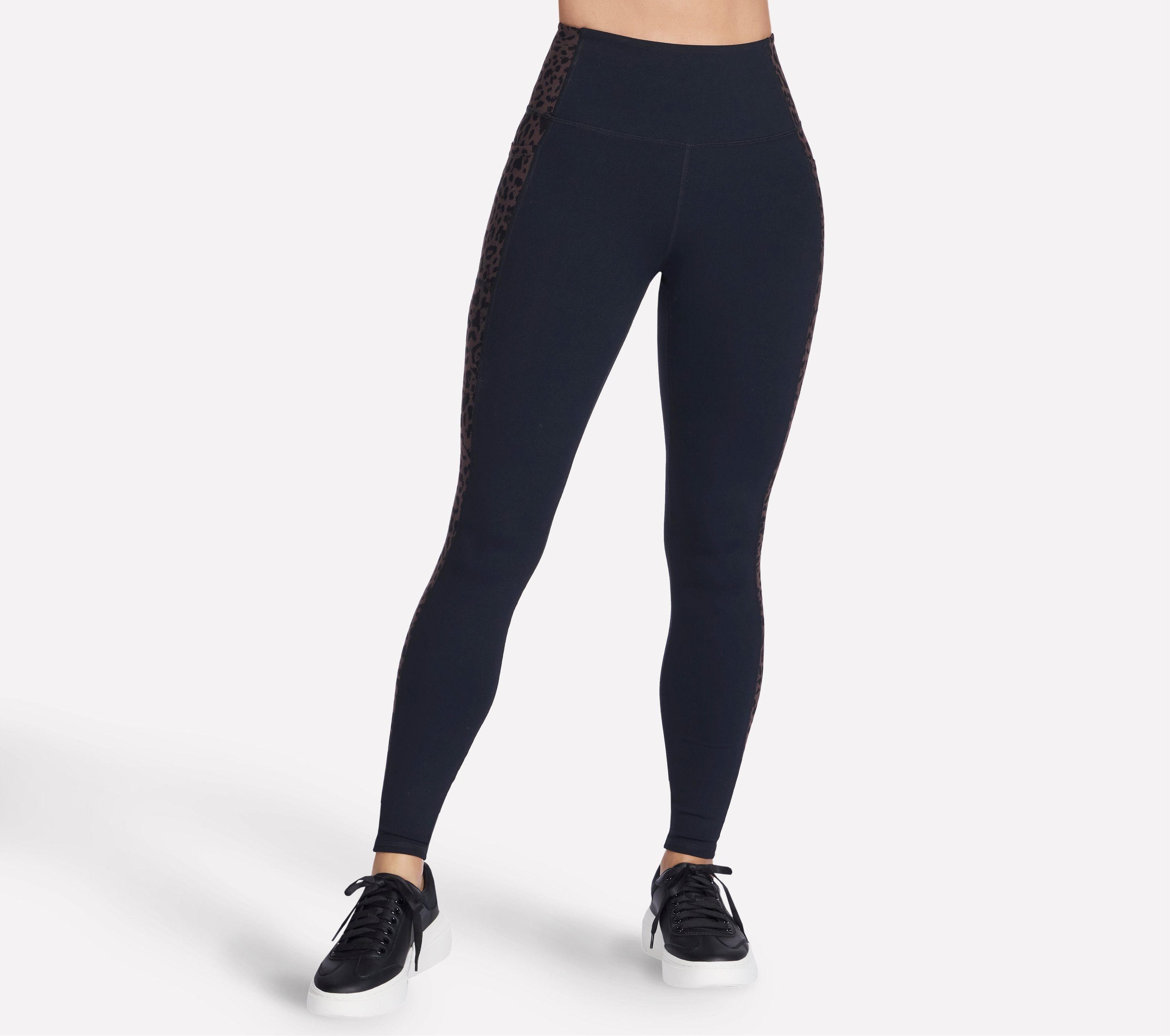 Skechers Leggings GOWALK FL HW CHEETAH LEGGING mit Cheetah-Print, Full-Length-Design, aus GO FLEX™-Material