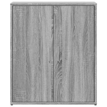 vidaXL Sideboard Sideboards 2 Stk. Grau Sonoma-Eiche 60x31x70 cm Holzwerkstoff