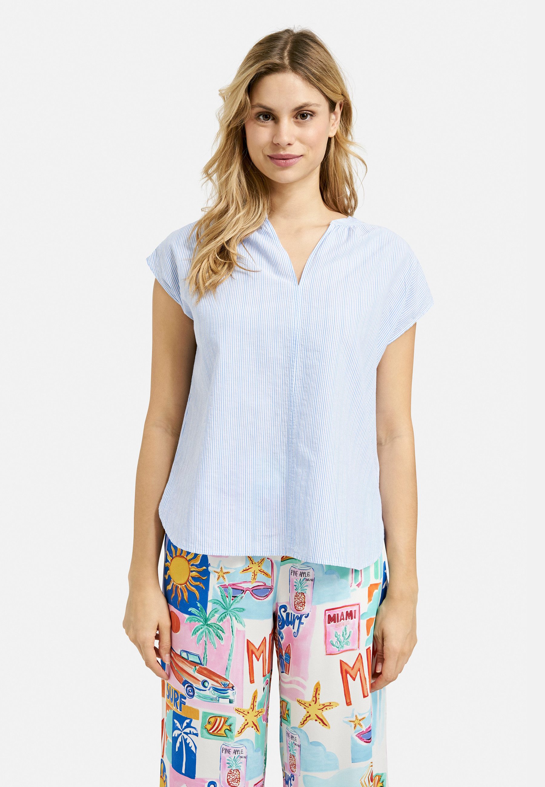 Milano Italy Kurzarmbluse