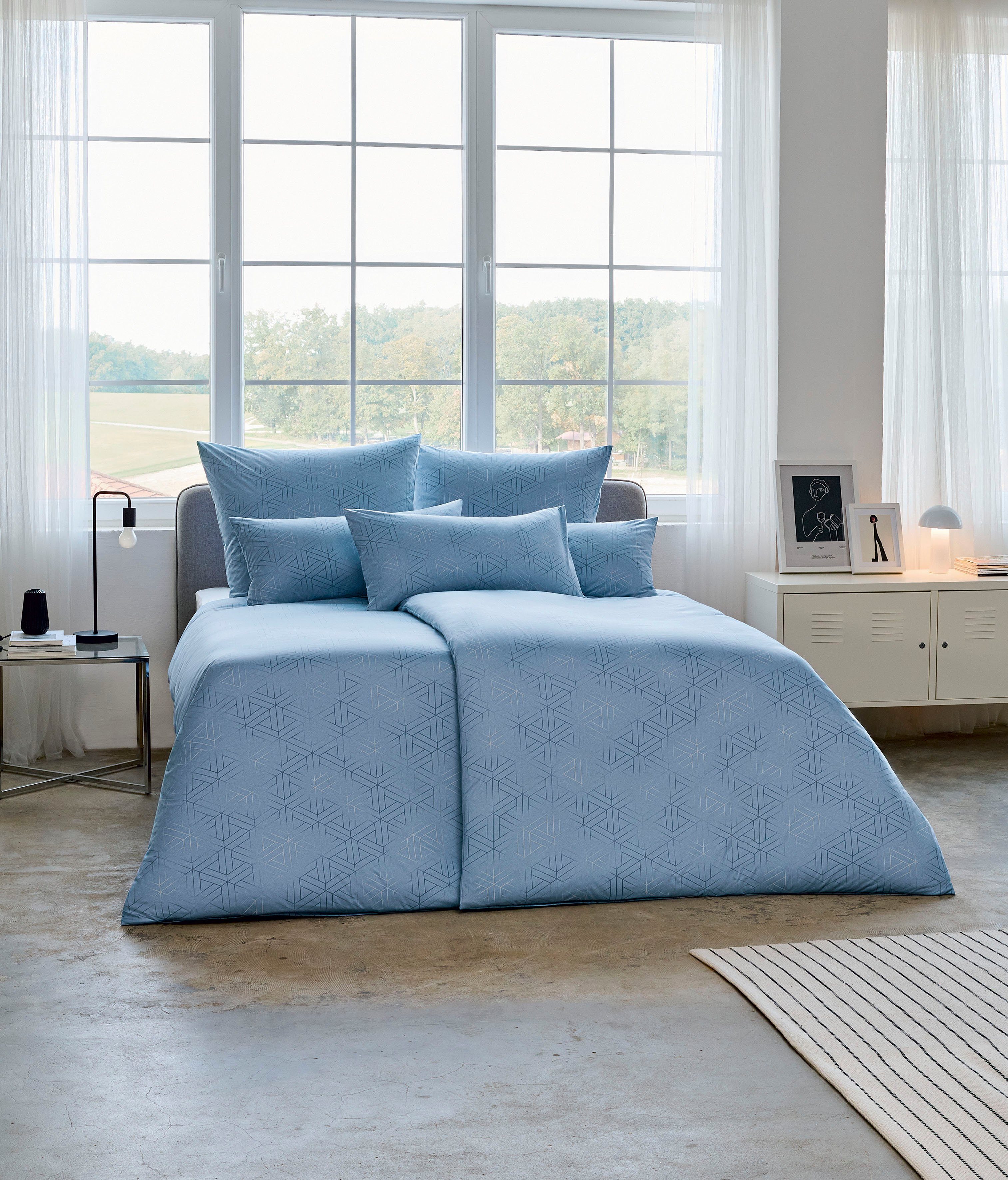 Estella Bettwäsche PIPPA, Mako-Interlock-Jersey, 2 teilig, ABSOLUT BÜGELFREI