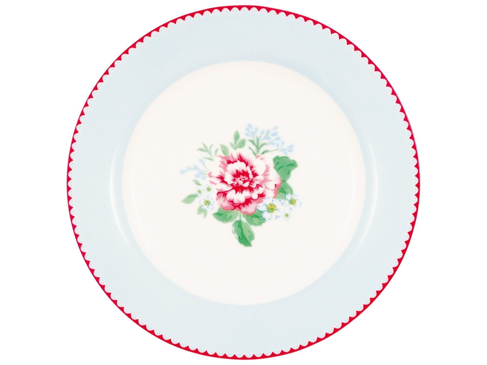 Greengate Frühstücksteller Alivia Frühstücksteller pale blue 20,2cm