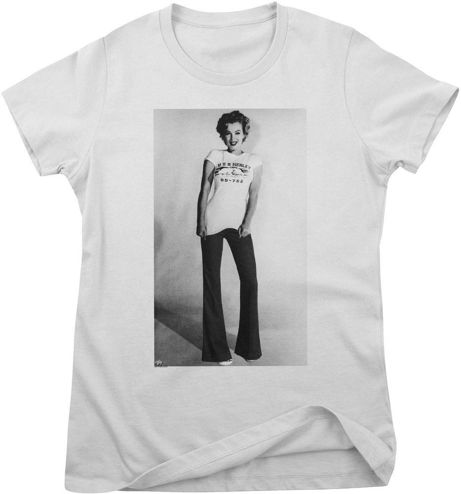 Marilyn Monroe T-Shirt USS Henley Girly Tee
