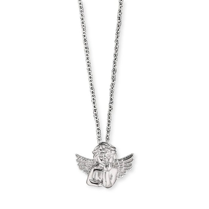 Herzengel Kette mit Anhänger Herzengel Halskette HEN-ANGELO Engel Silber