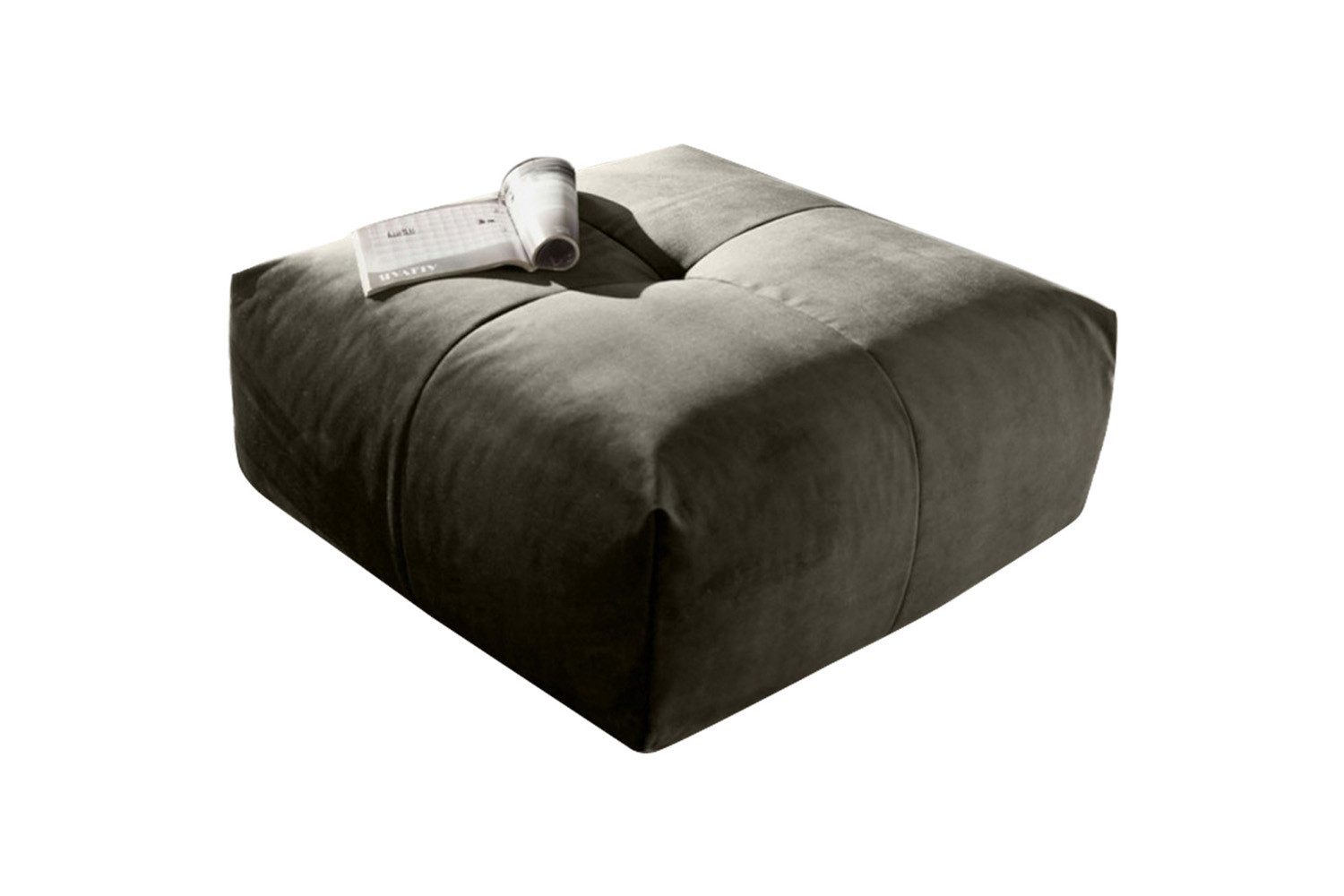 KAWOLA Hocker PALACE, Polsterhocker Velvet verschiedene günstig online kaufen