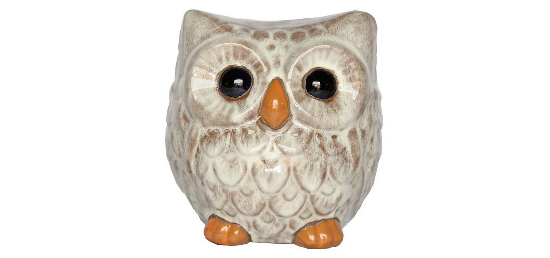 Dehner Gartenfigur »Eule, 20 x 20 x 18 cm, Keramik, beige« online