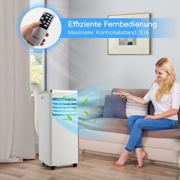 COSTWAY 3-in-1-Klimagerät, 7000BTU, für 65m³, mit Fernbedienung, 16℃-32℃