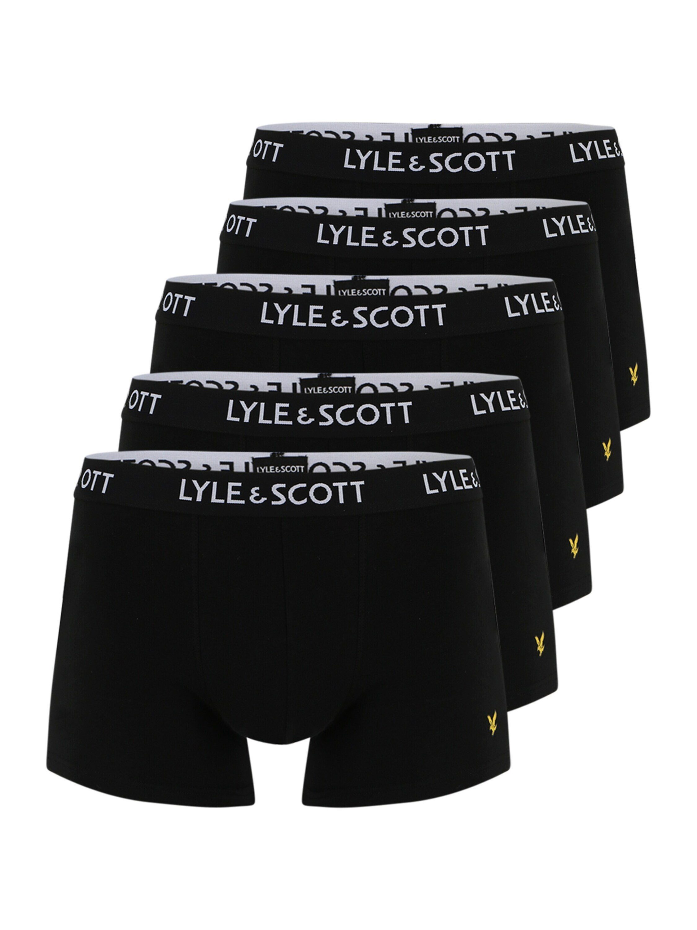 Lyle & Scott Boxershorts MiIler (5-St) black