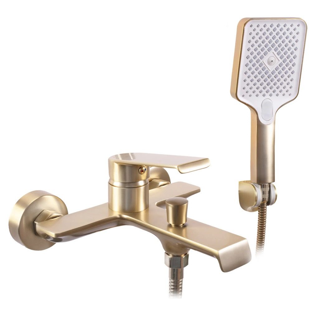 wohnwerk.idee Wannenarmatur Badewannenarmatur Wasserhahn Badewanne Gold günstig online kaufen