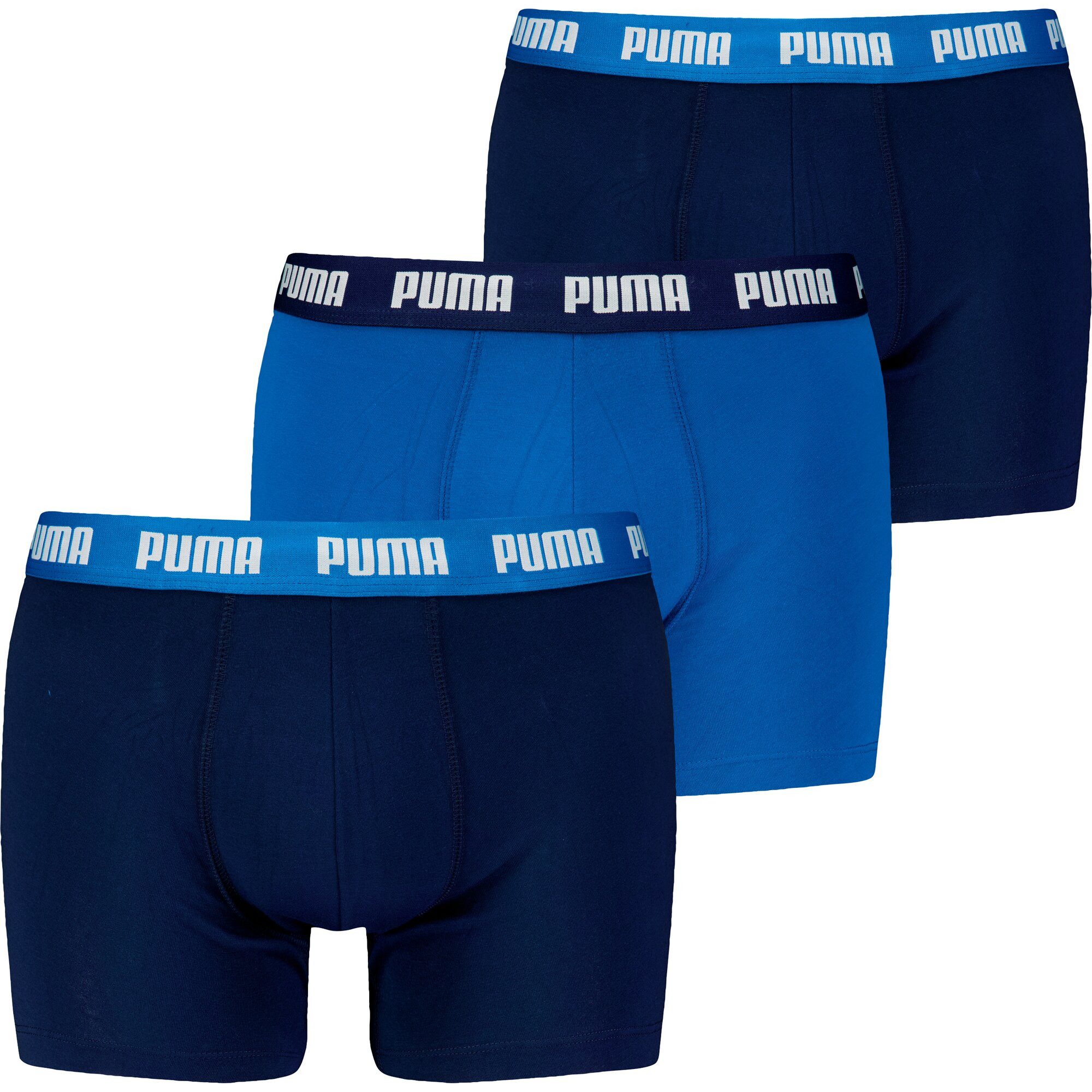 PUMA Boxershorts PUMA MEN EVERYDAY BOXERS 3P (3er Pack) mit Komfortbund