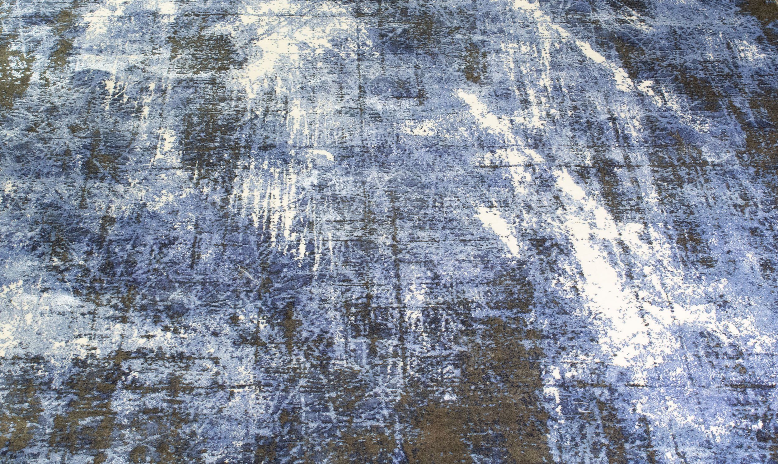 blau, Pierre Teppich by in Lalee schmutzunempfindlich, LALEE, Cardin« »Elysee pflegeleicht Designteppich