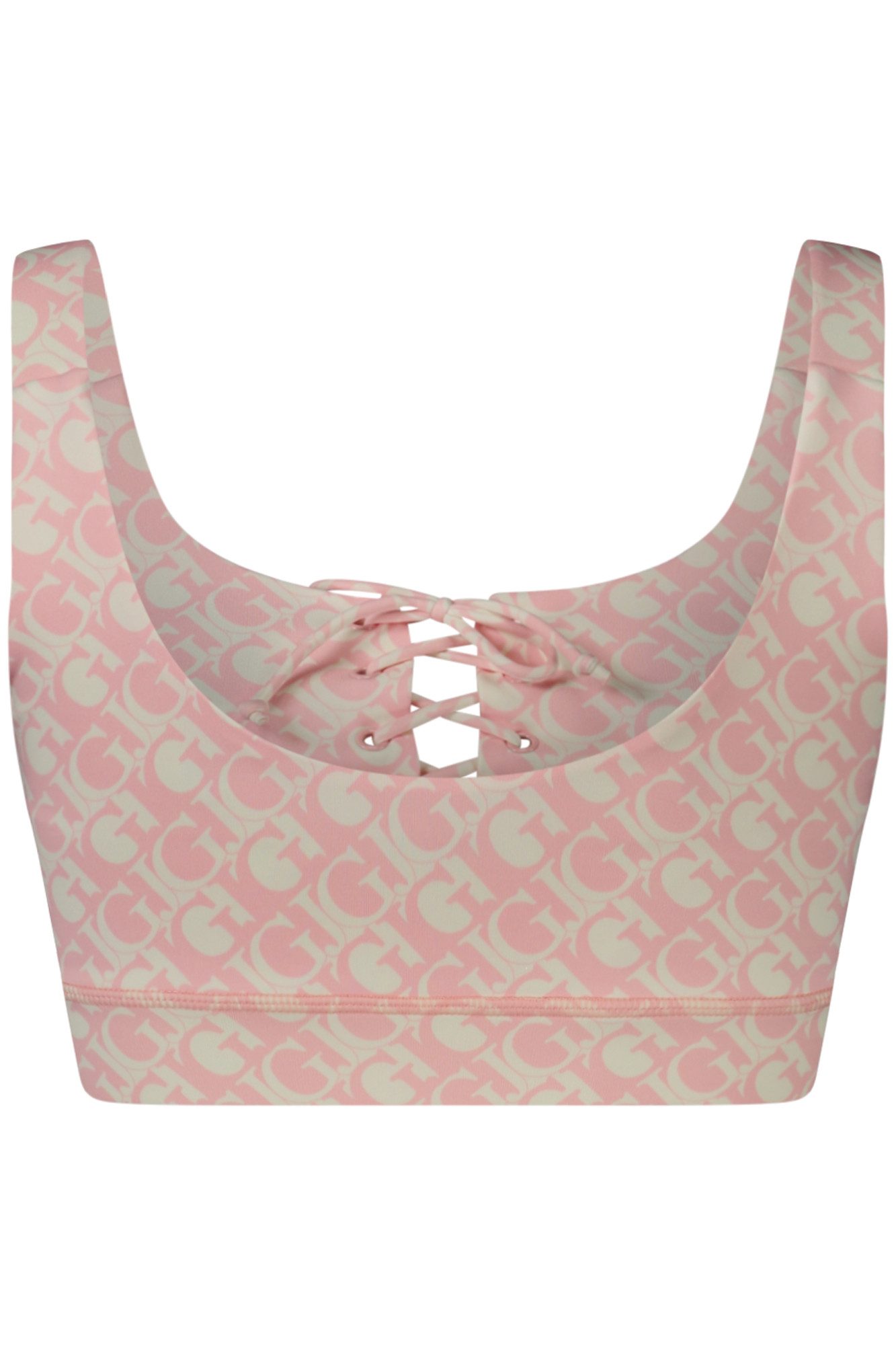 GUESS JEANS Blusenshirt Rosa Damen Top mit breiten Trägern und