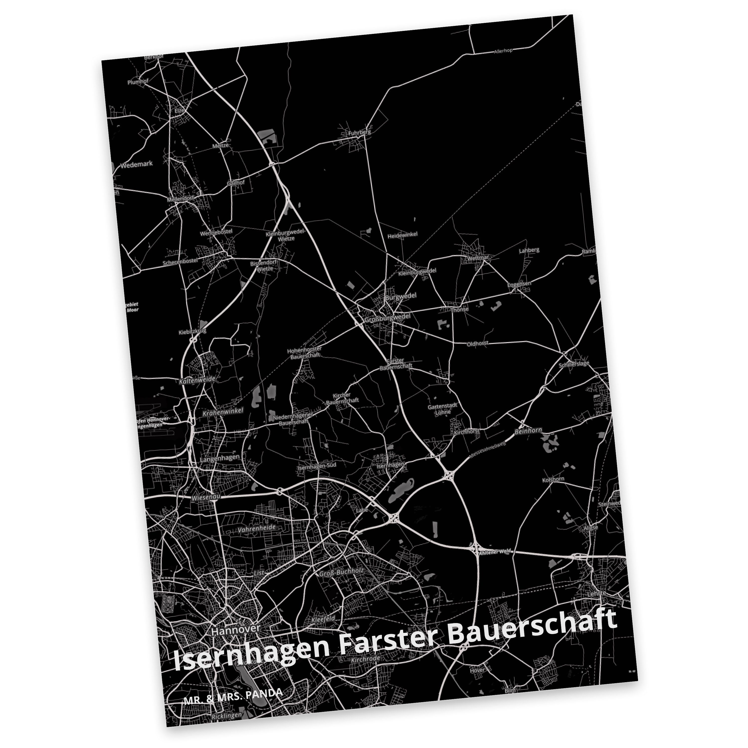 Mr. & Mrs. Geschenk, Stadt Dorf, Panda Isernhagen Stadt, Farster Städte, - Postkarte Bauerschaft