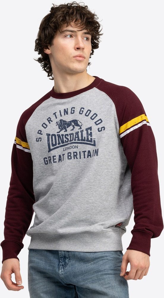 Lonsdale Rundhalspullover Bregis Rundhals Sweatshirt Normale Passform günstig online kaufen