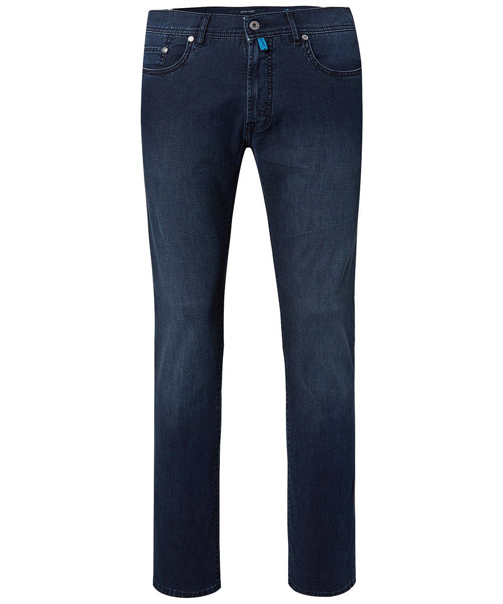 5-Pocket-Jeans PIERRE CARDIN LYON blue/black used 30910 7332.6802 - CLIMA CONTROL