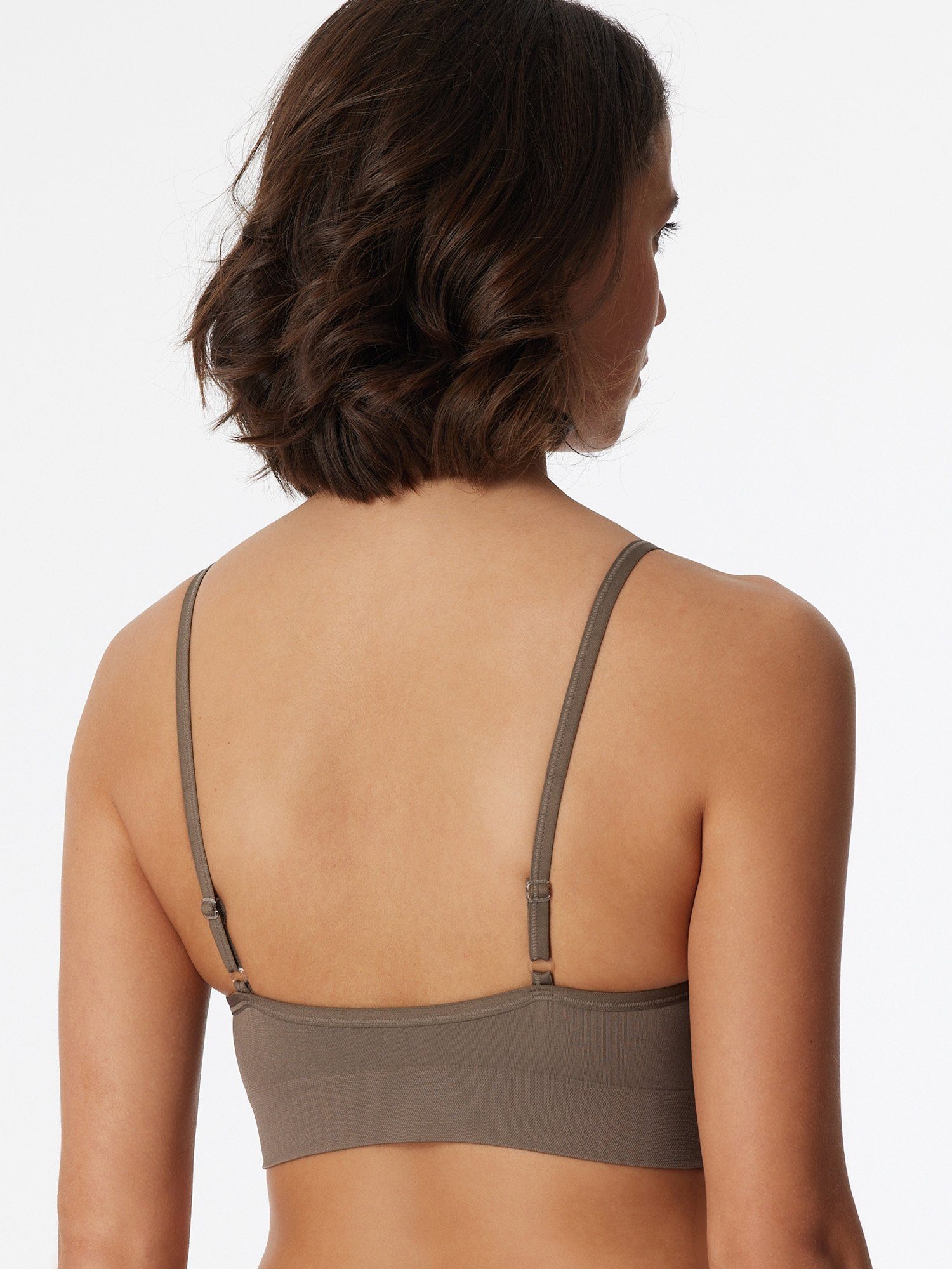 taupe Schiesser Seamless Matt Bustier