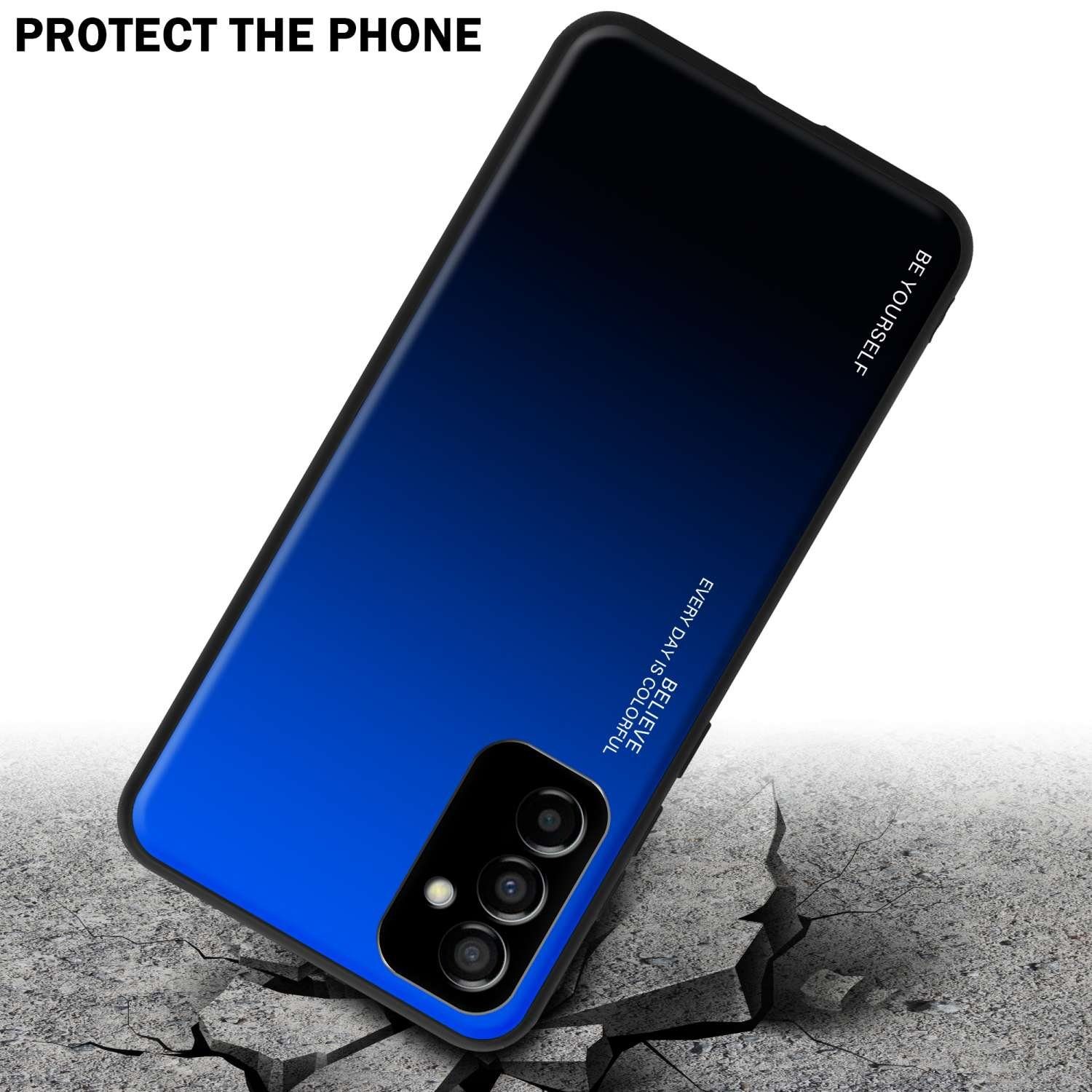 Cadorabo Handyhülle für Samsung Galaxy M23 5G Hülle Samsung Galaxy M23 5G, Robustes Hard Case - Handy Schutzhülle - Hülle - Back Cover Bumper