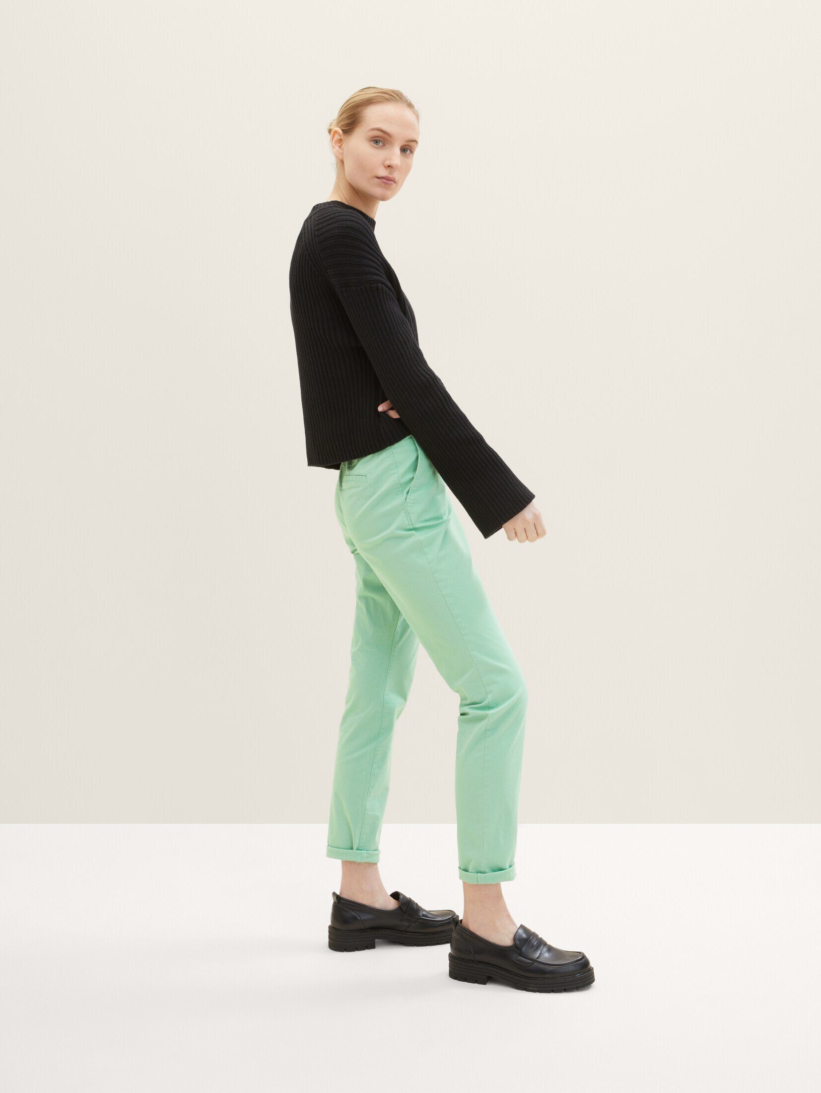 Chino green TAILOR Hose okra TOM Culotte