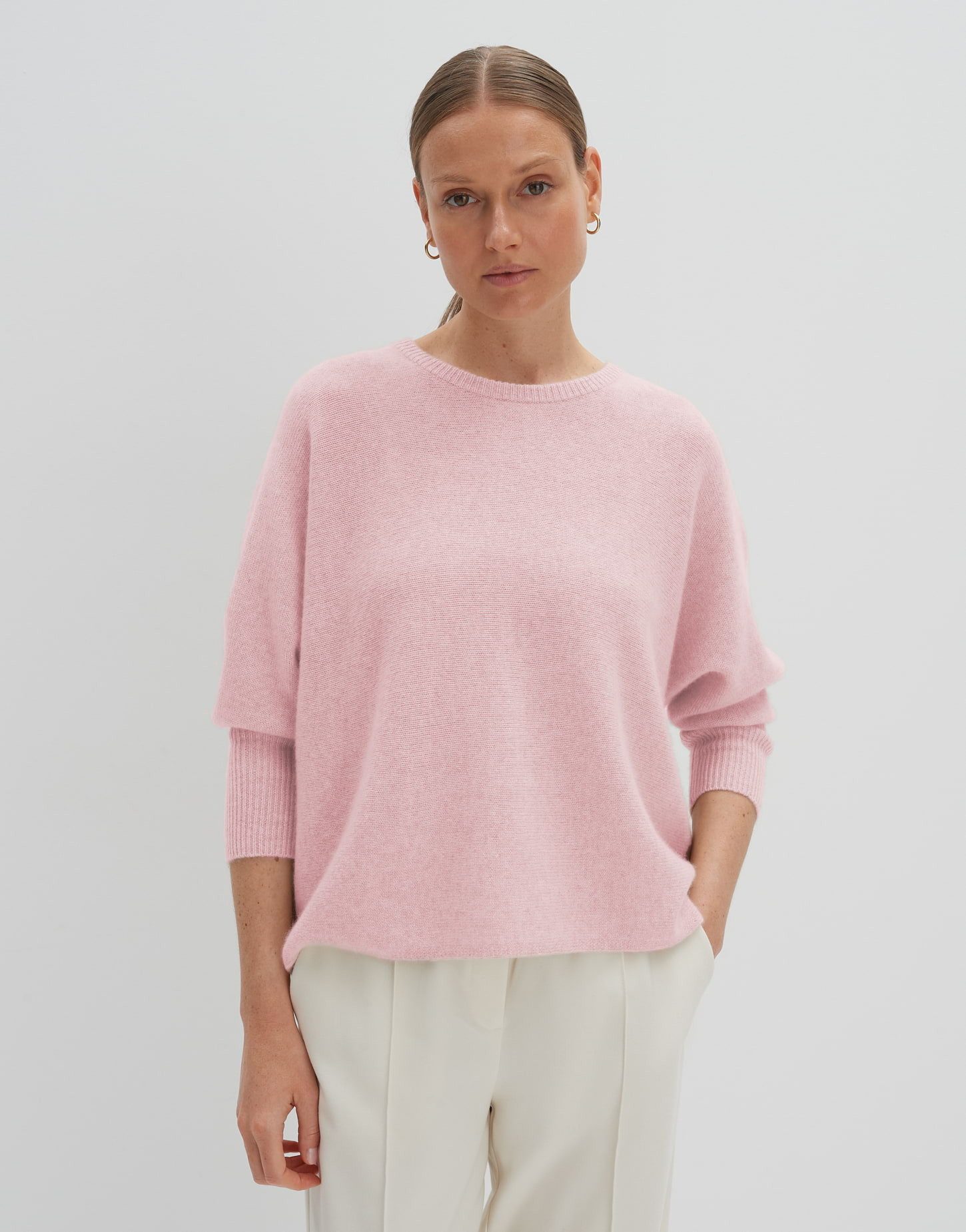 Someday Damen Pullover TARIANA - Weiter Strickpullover Aus Wolle Kaschmir Mix