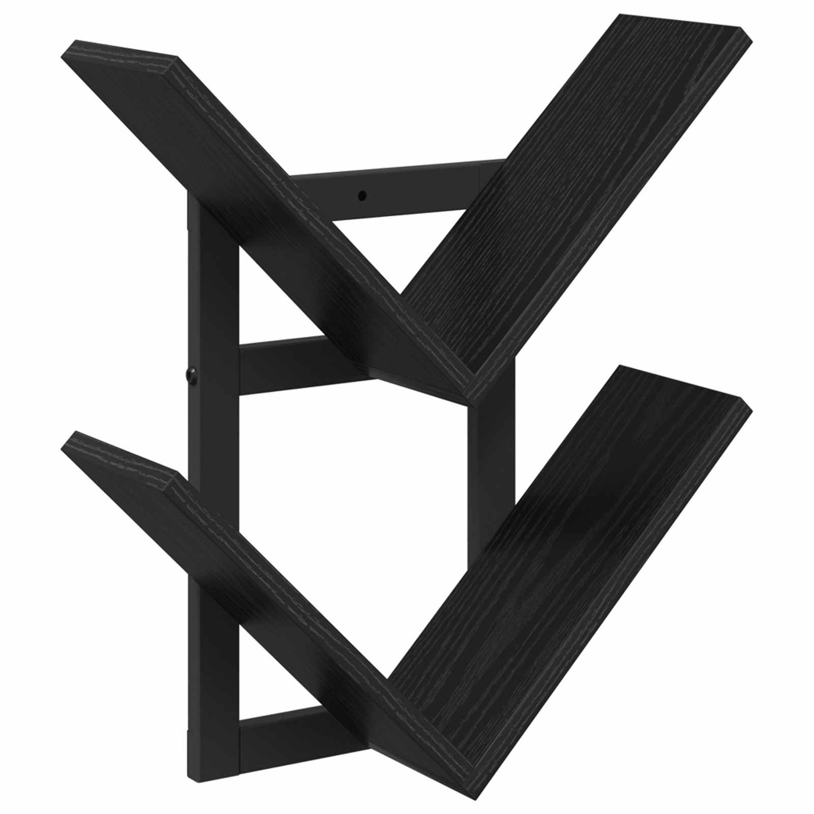 vidaXL Regal Wandregal Schwarze Eiche 43 x 15 x 47 cm Holzwerkstoff, 1-tlg.